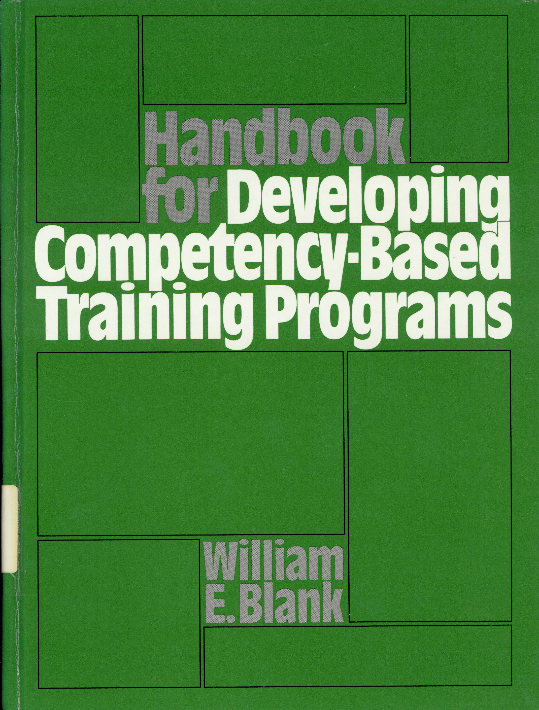 Handbook for developing competency-based training programs