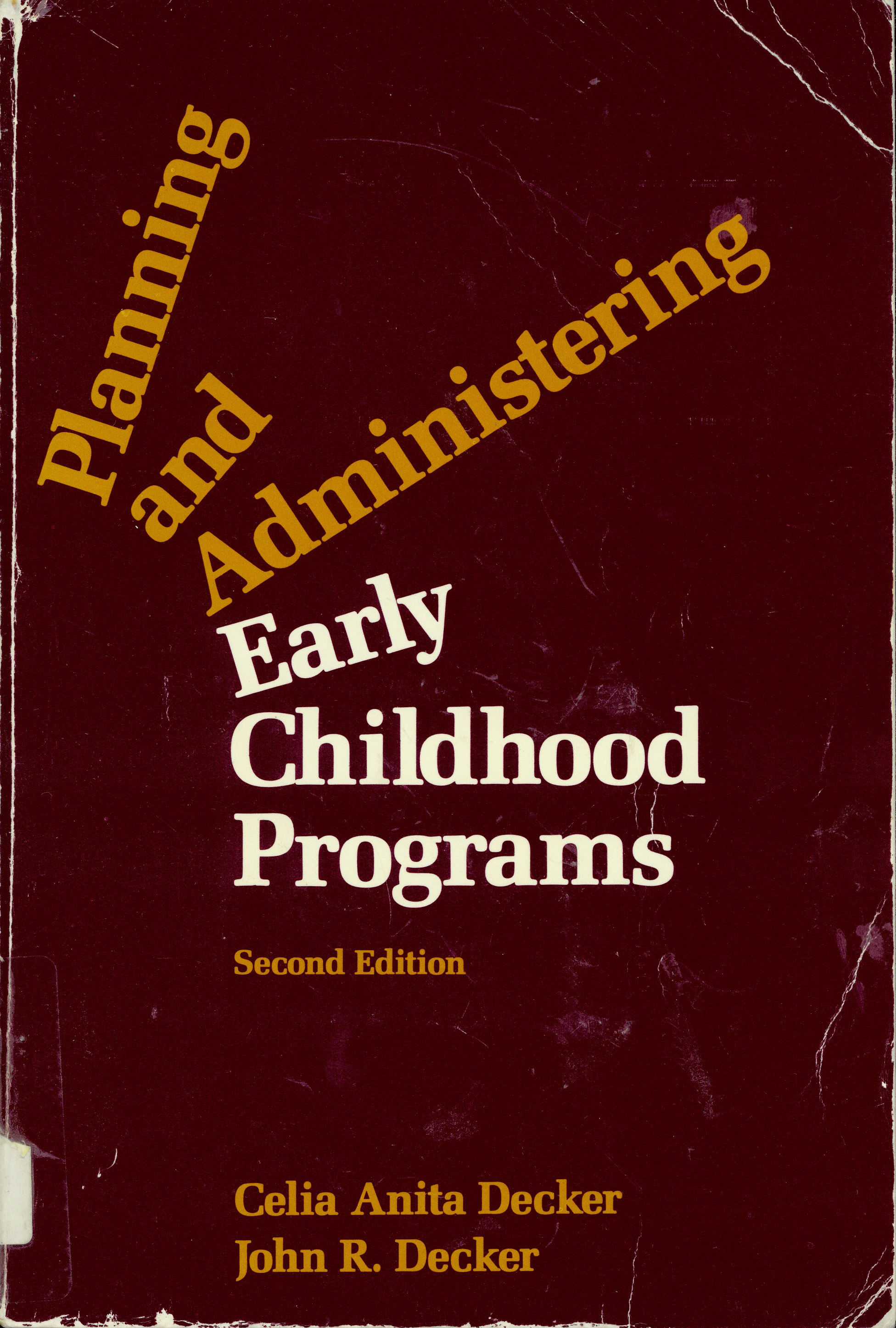 Planning and administering early childhood programs