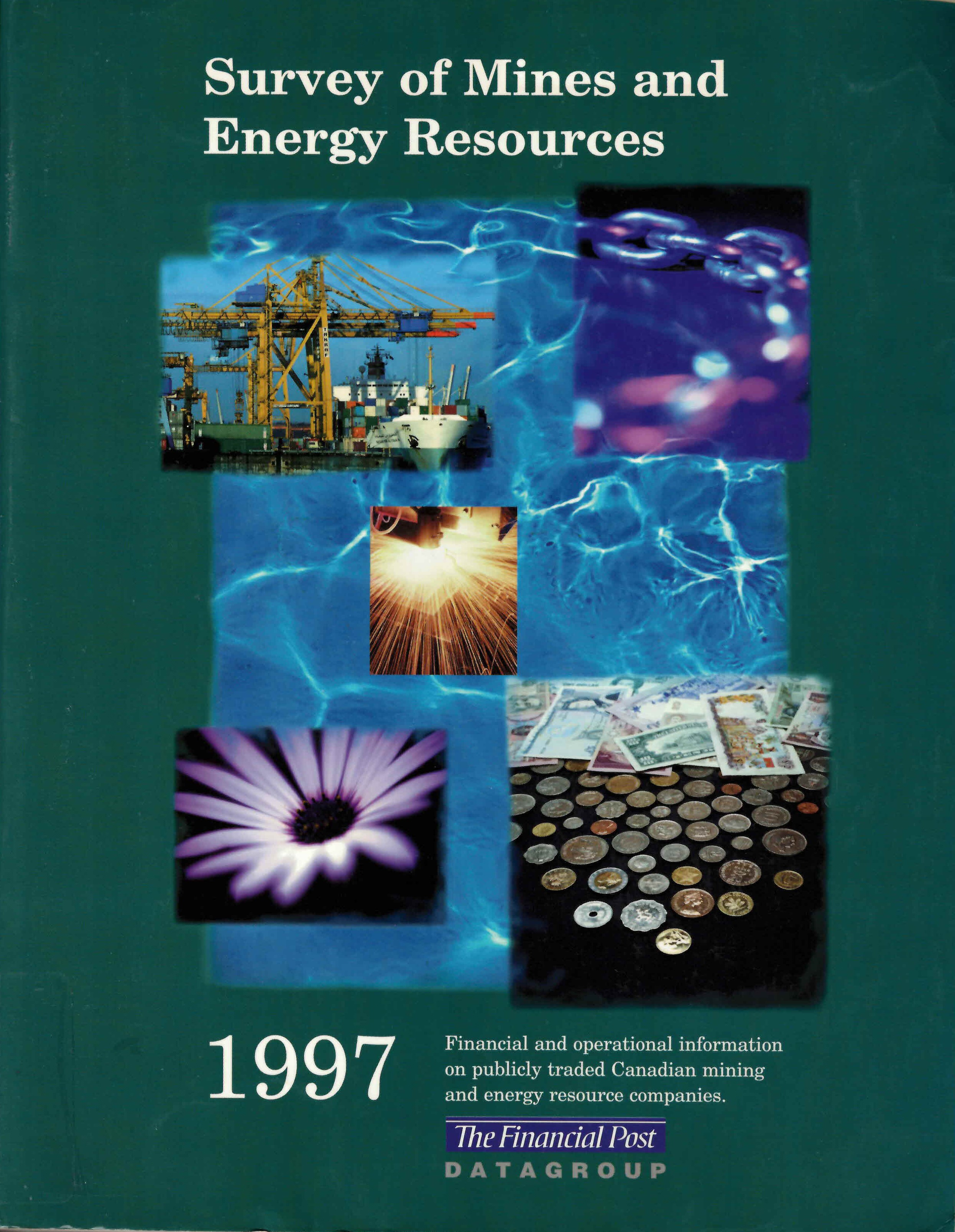 Survey of mines and energy resources
