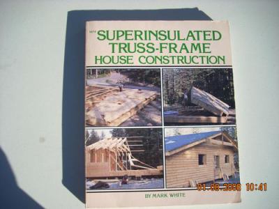 Superinsulated truss-frame house construction