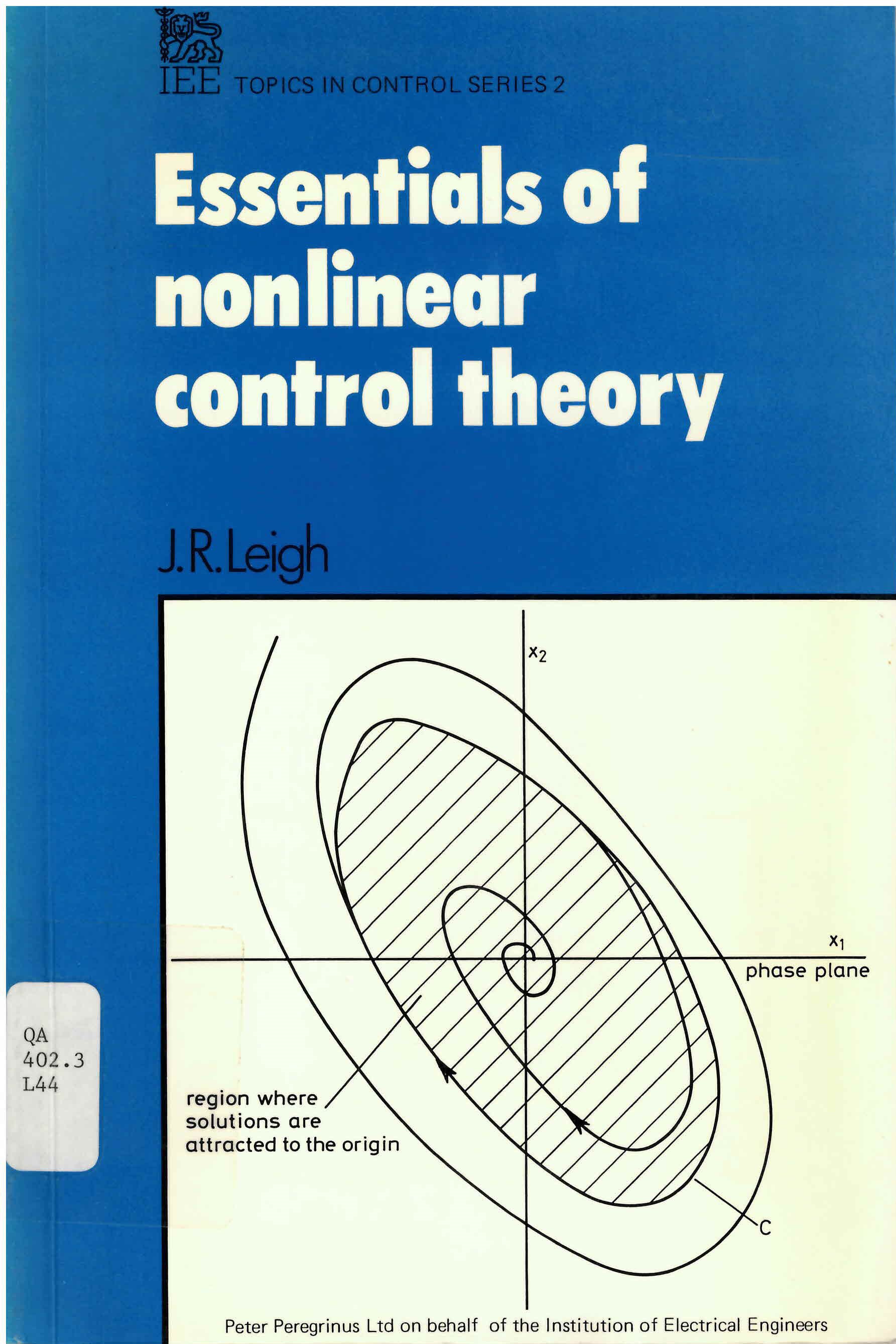 Essentials of nonlinear control theory