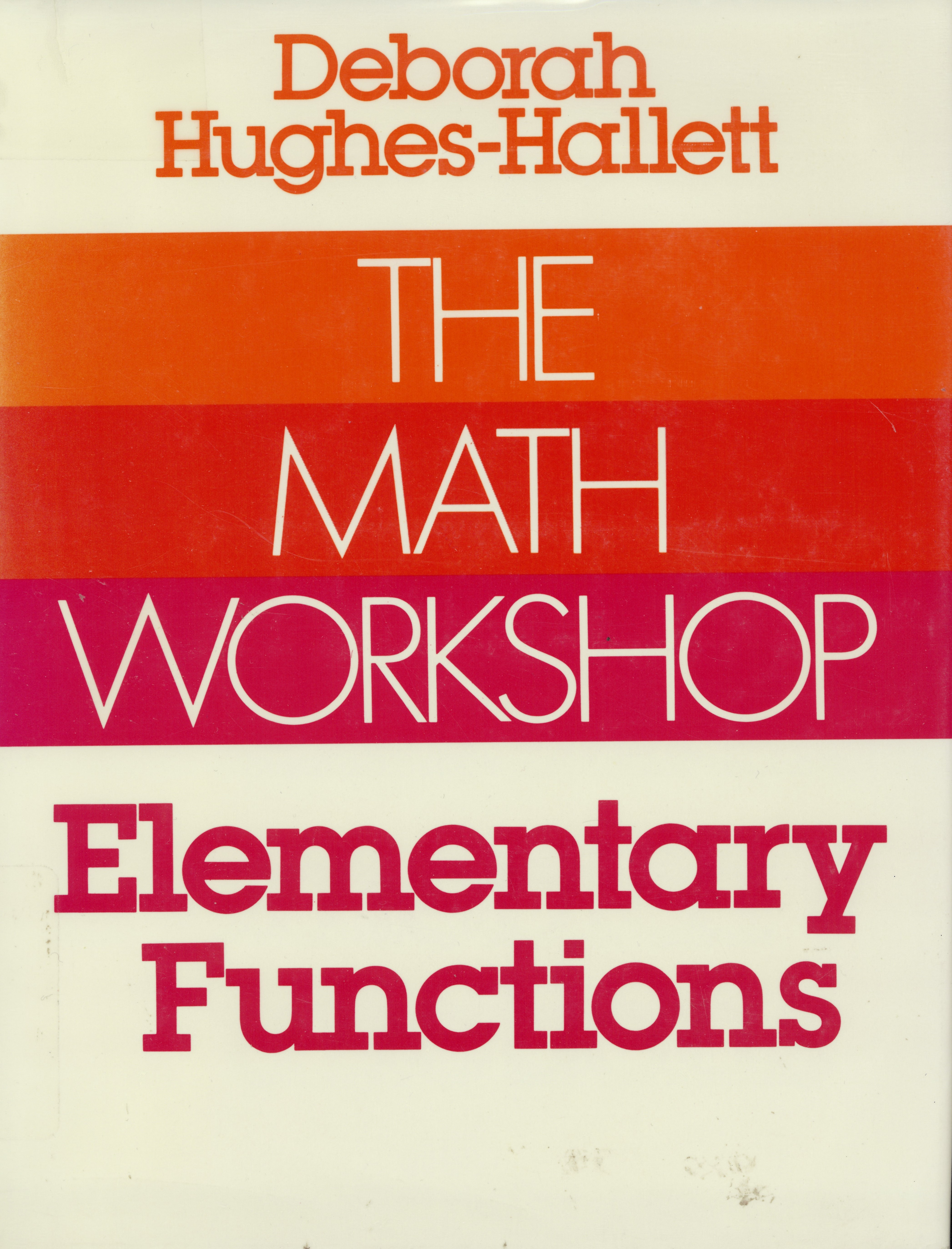 Math workshop: elementary functions /