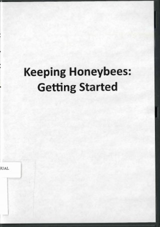 Keeping honeybees: getting started