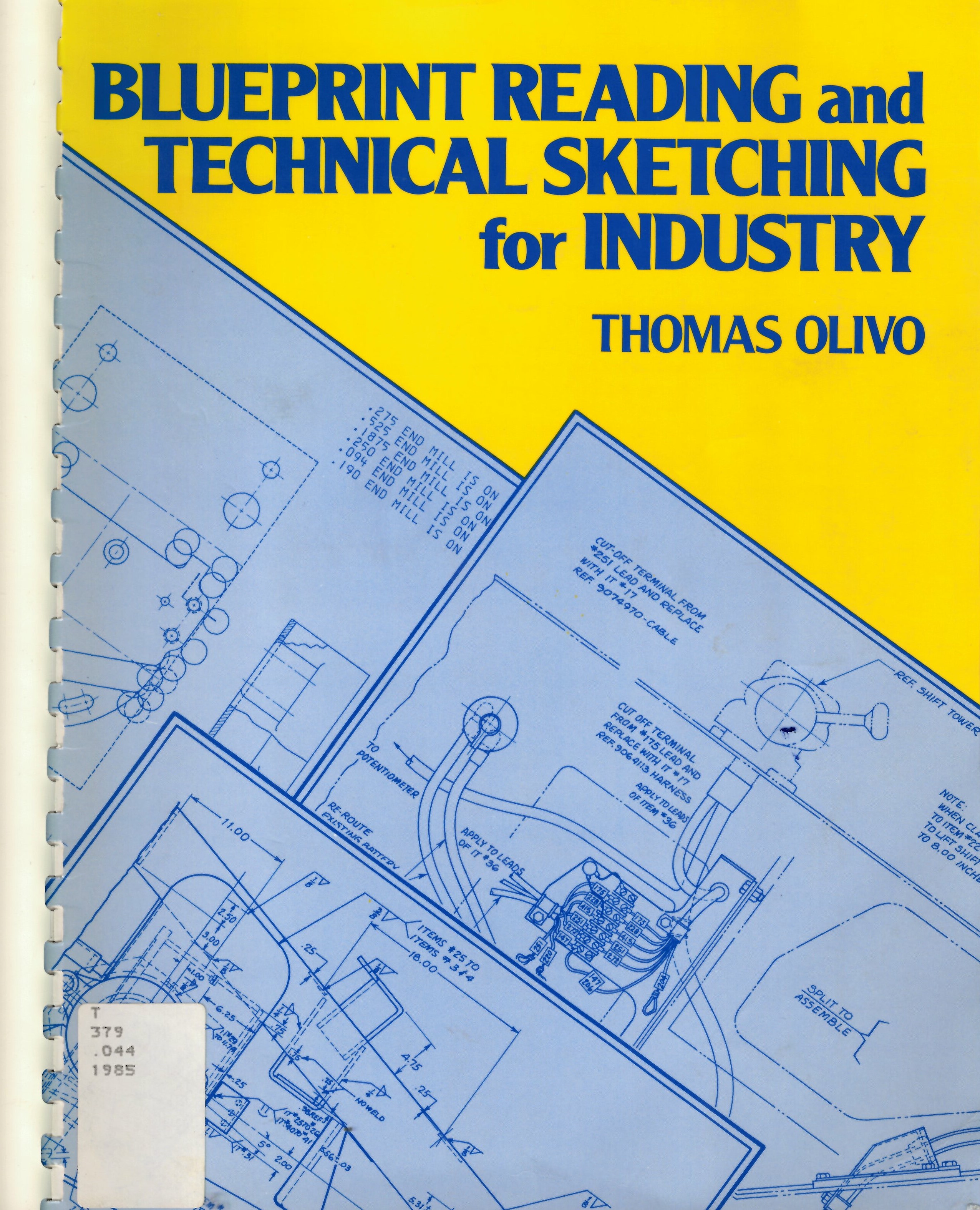 Blueprint reading and technical sketching for industry