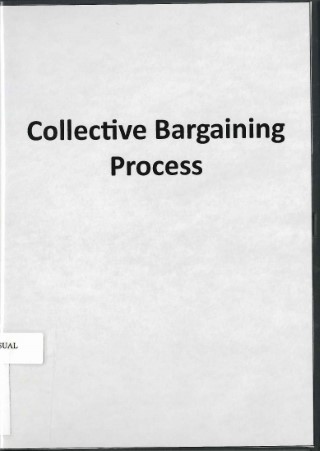 Collective bargaining process