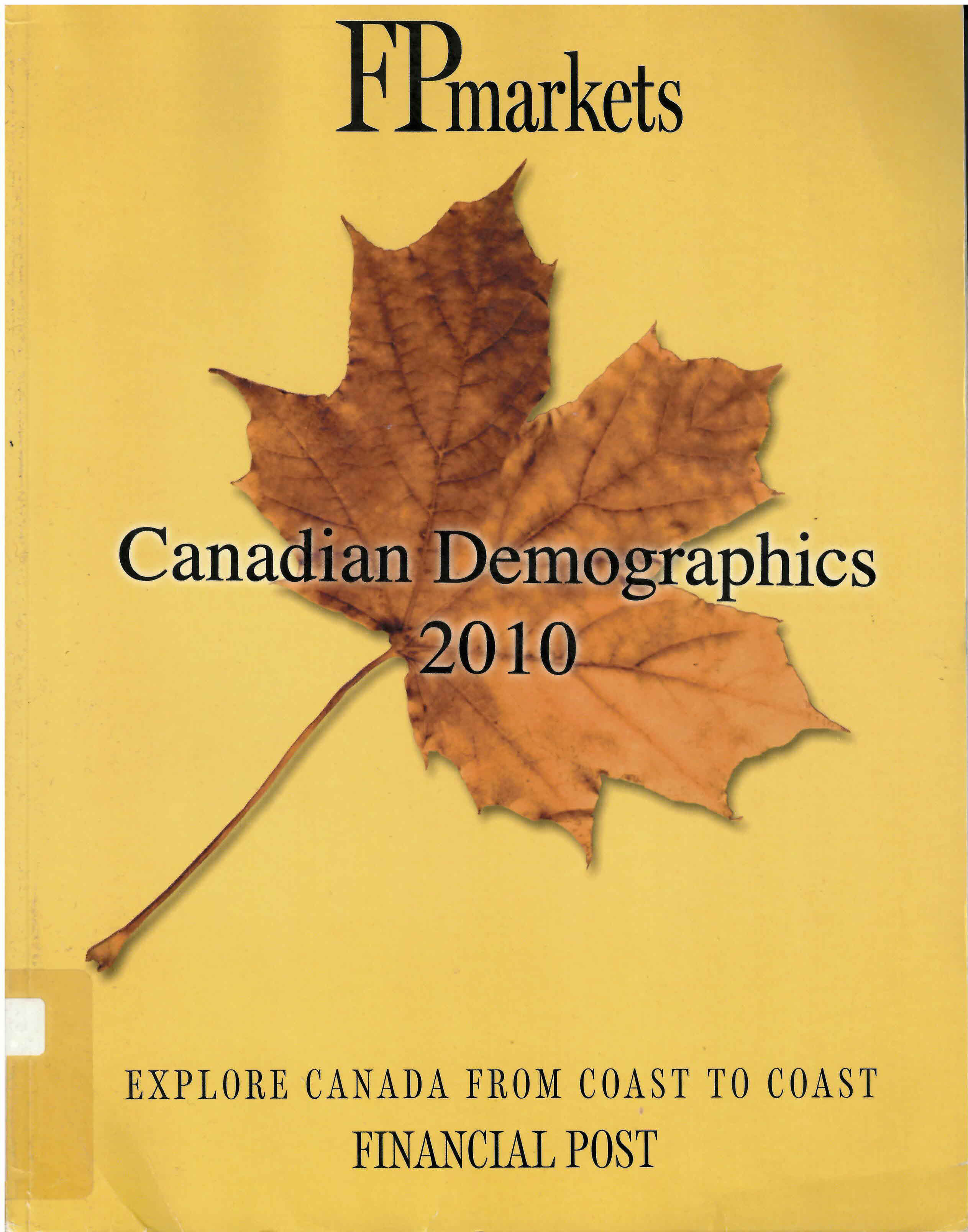 FP markets : Canadian demographics