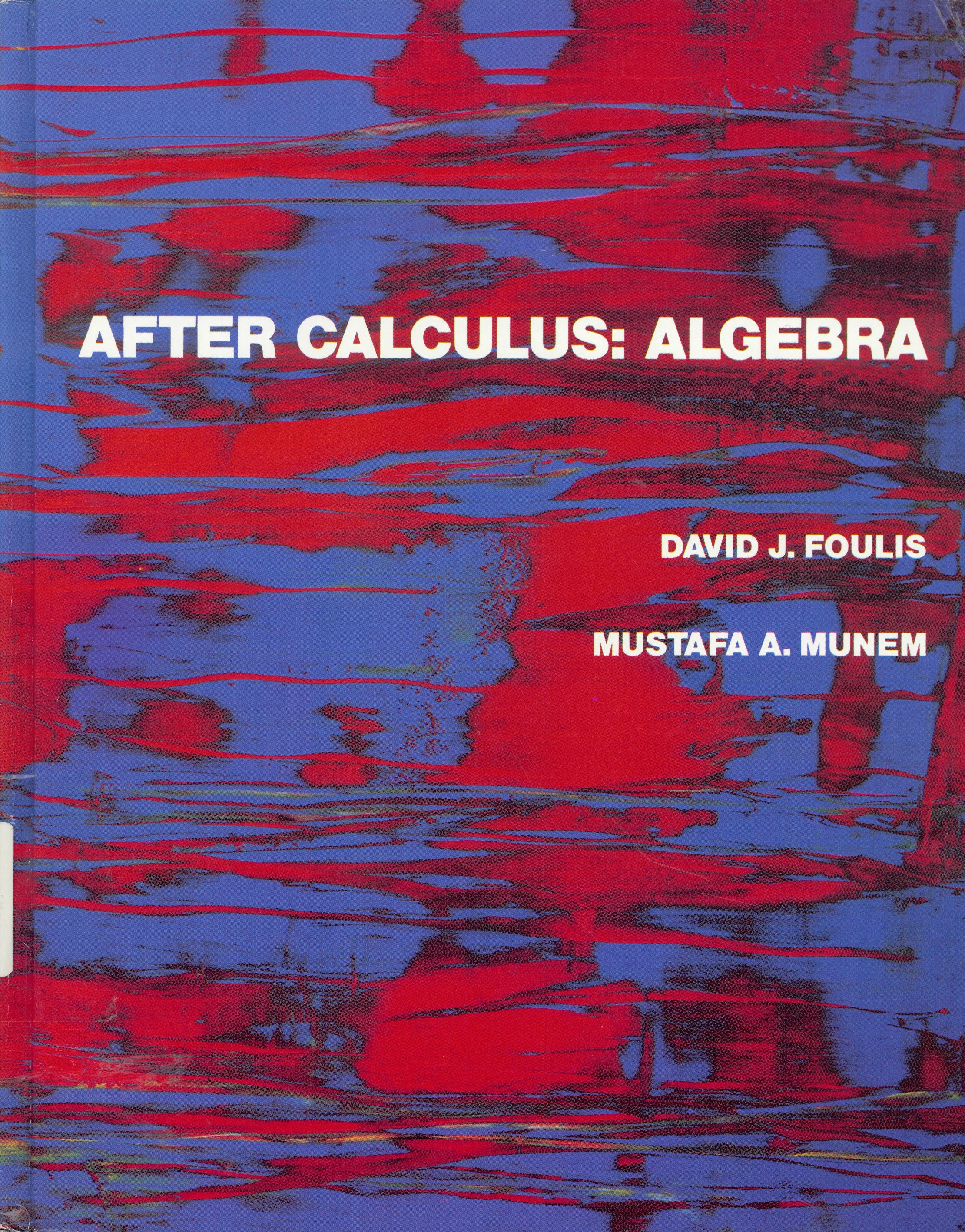 After calculus : algebra