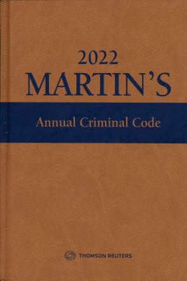 Martin's annual criminal code