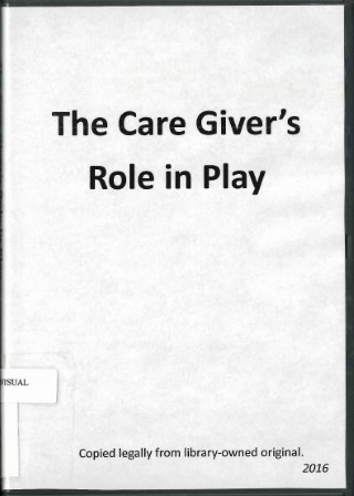 Care giver's role in play