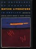 Anthology of Canadian native literature in English