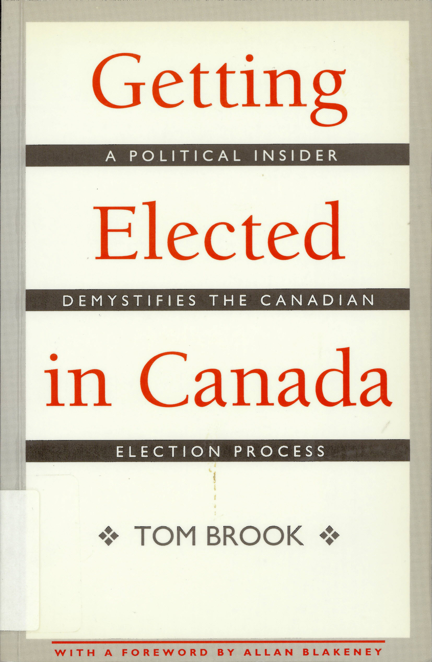 Getting elected in Canada