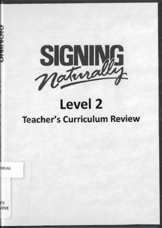 Signing naturally : functional notional approach, level 2