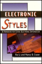 Electronic style: a guide to citing electronic information