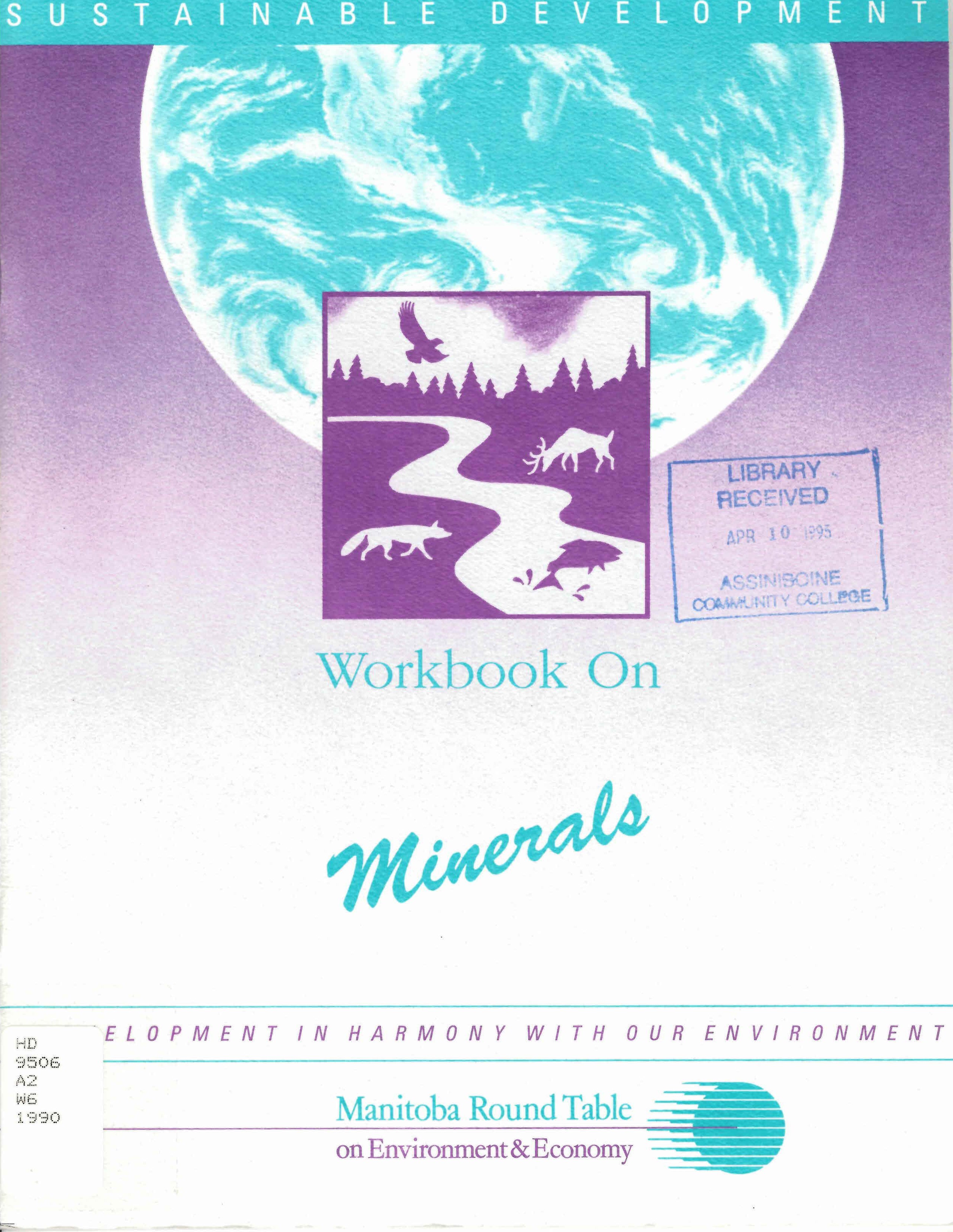 Workbook on minerals. --.