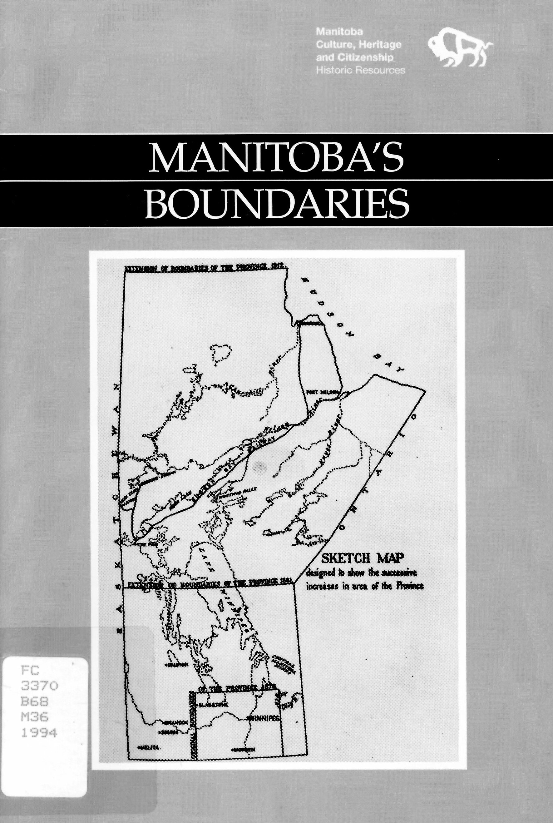 Manitoba's boundaries.