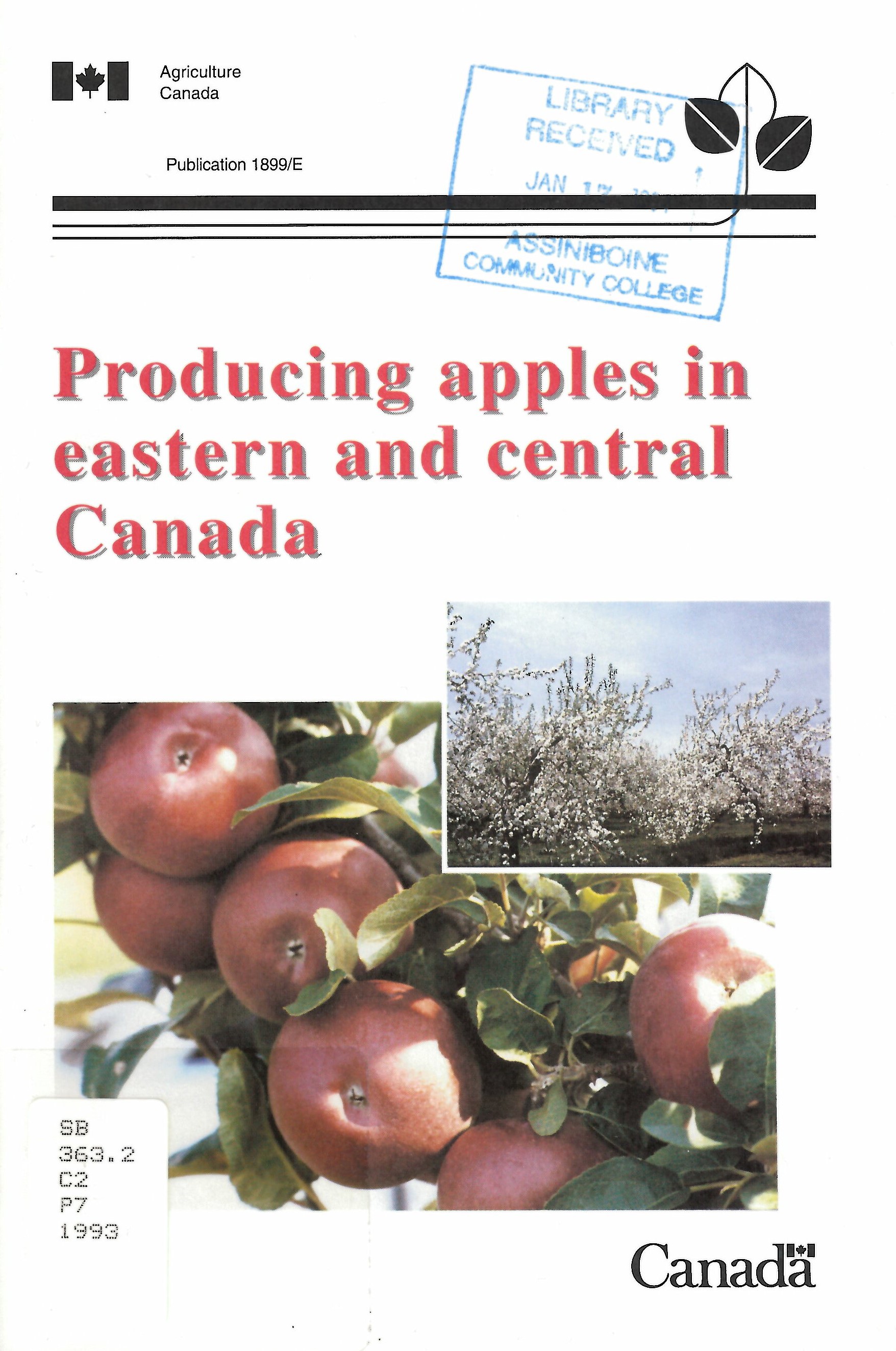 Producing apples in eastern and central Canada