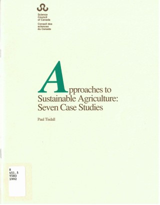 Approaches to sustainable agriculture: : seven case studies /