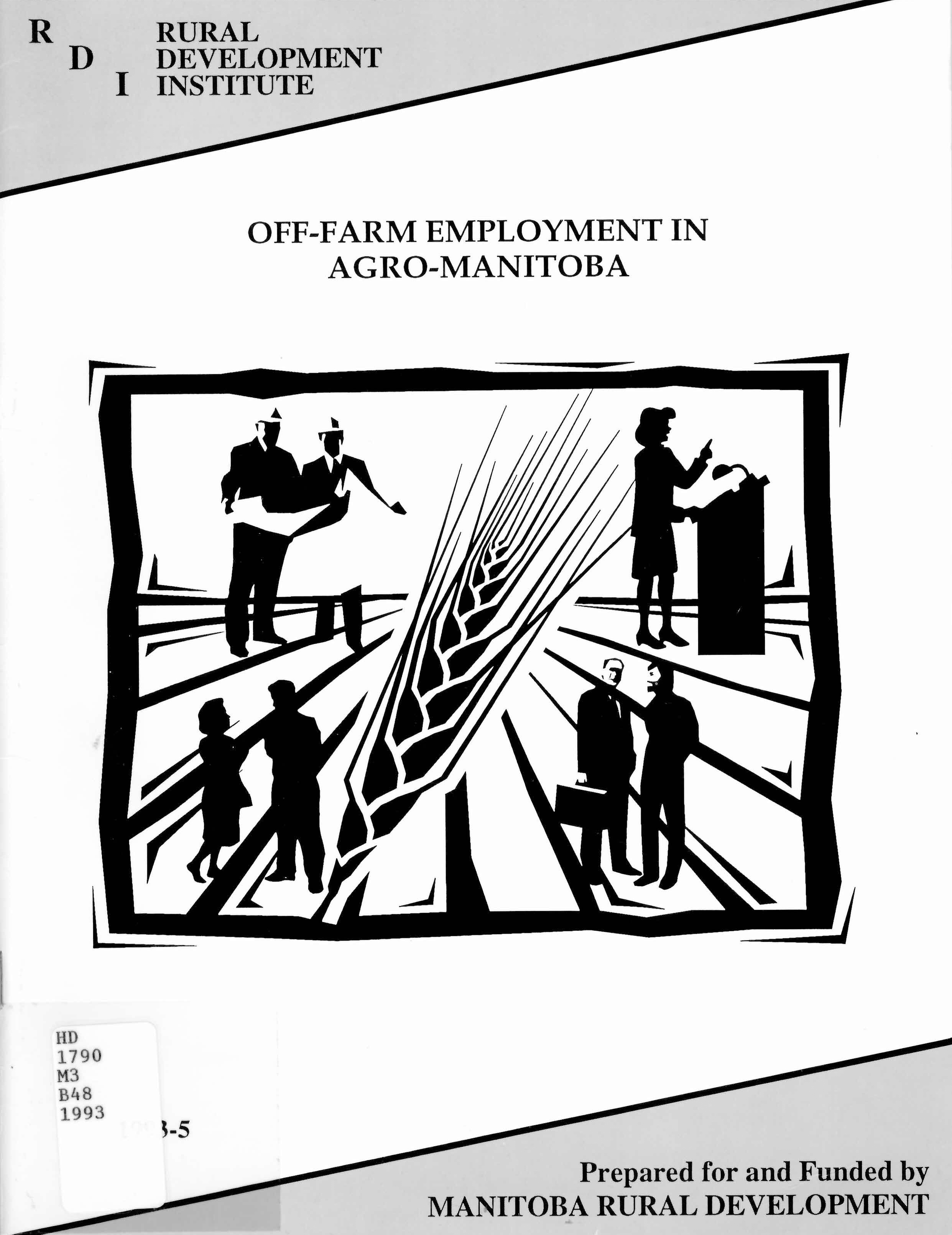 Off-farm employment in agro-Manitoba