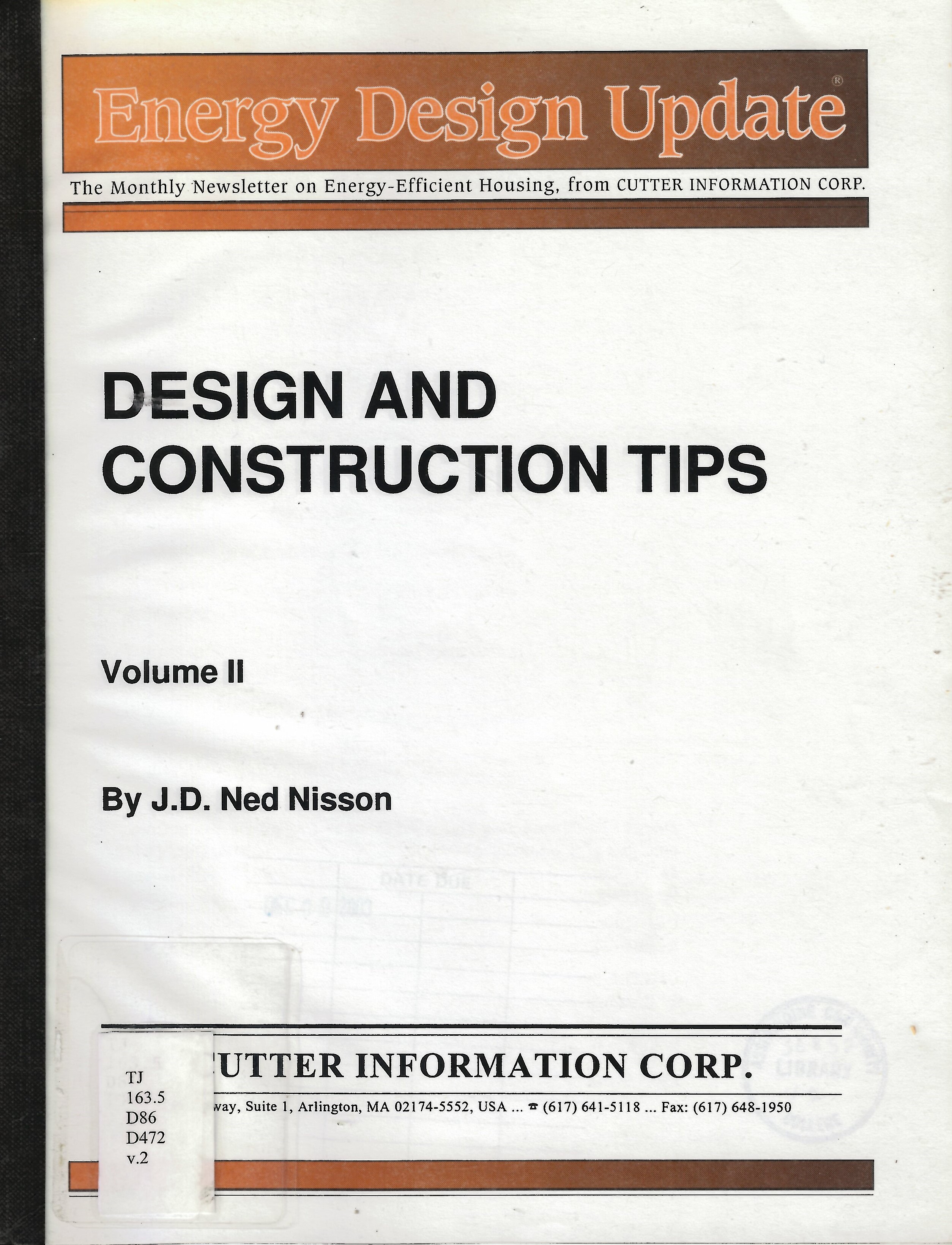 Design & construction tips