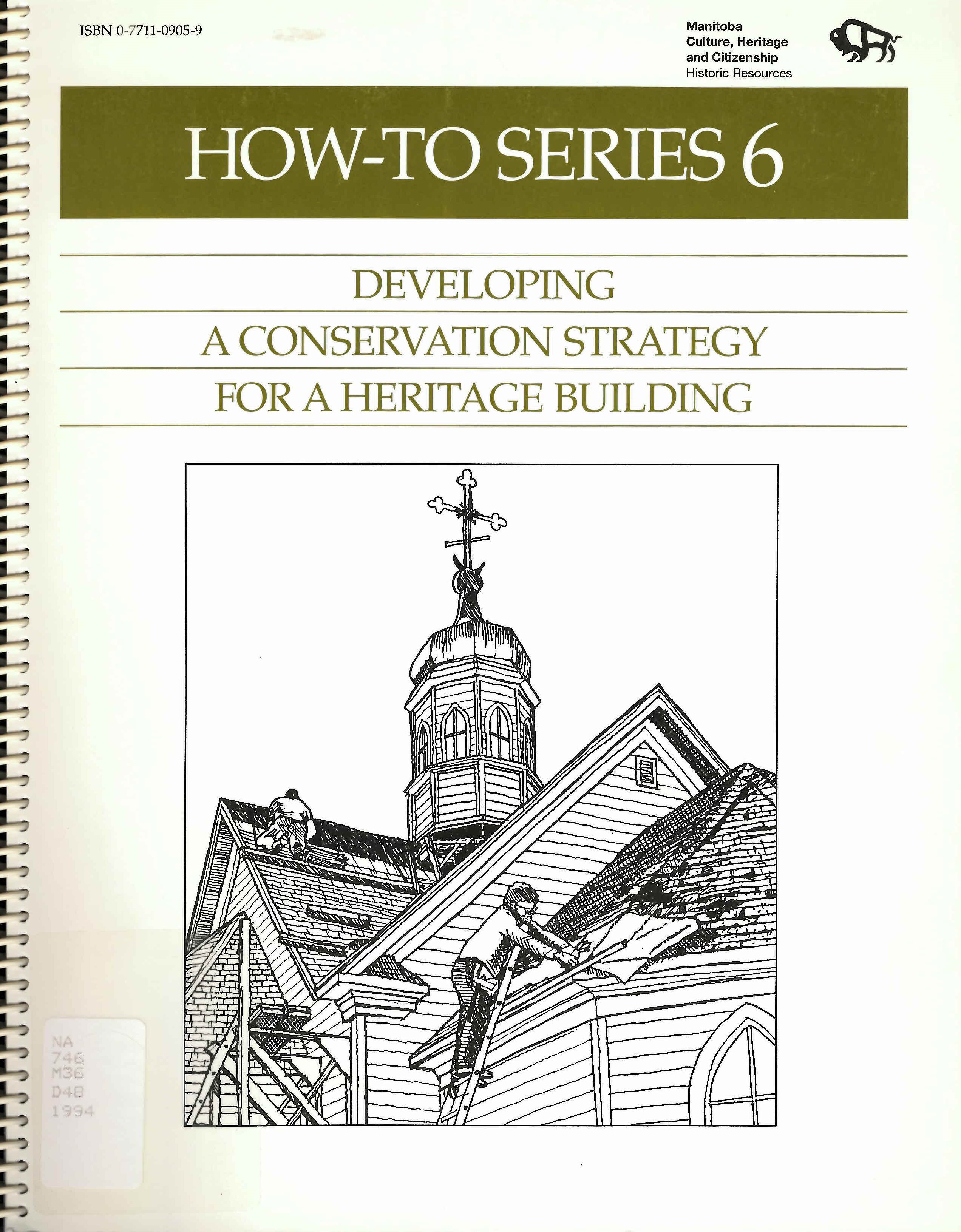 Developing a conservation strategy for a heritage building.