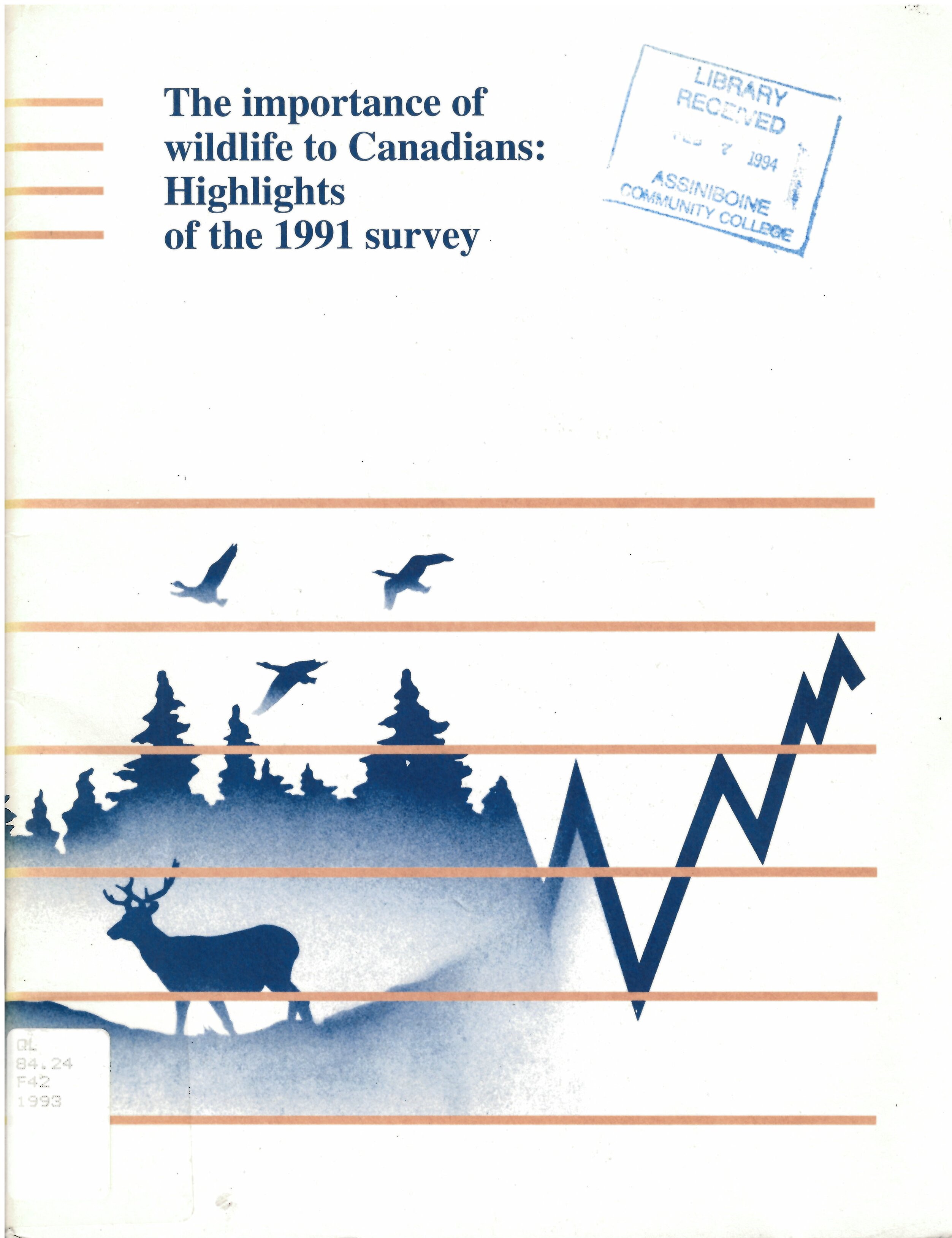 The importance of wildlife to Canadians : highlights of the 1991 national survey