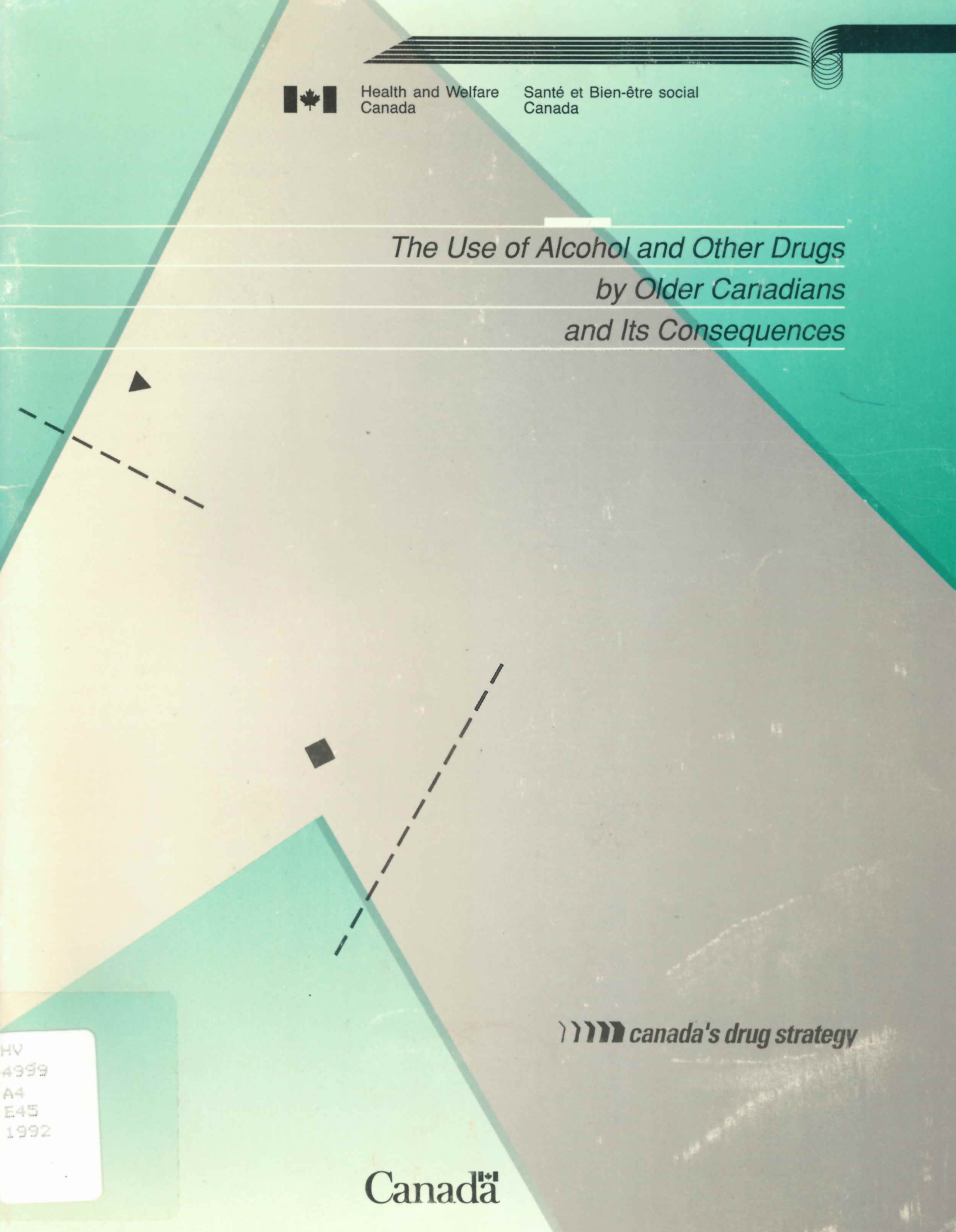 The use of alcohol and other drugs by older Canadians and its consequences