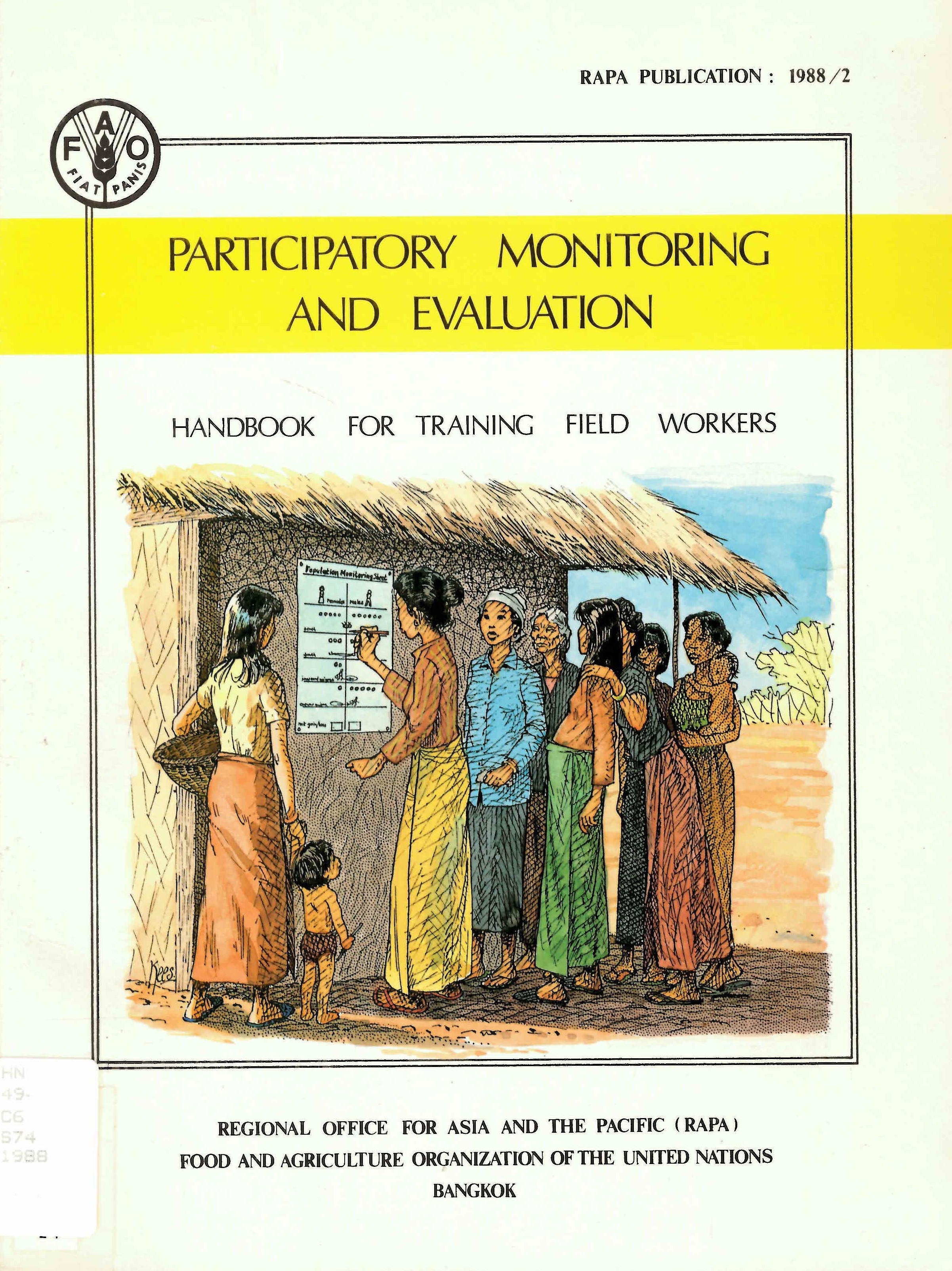 Participatory monitoring and evaluation: : handbook for training field workers /