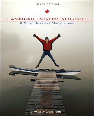 Canadian entrepreneurship & small business management