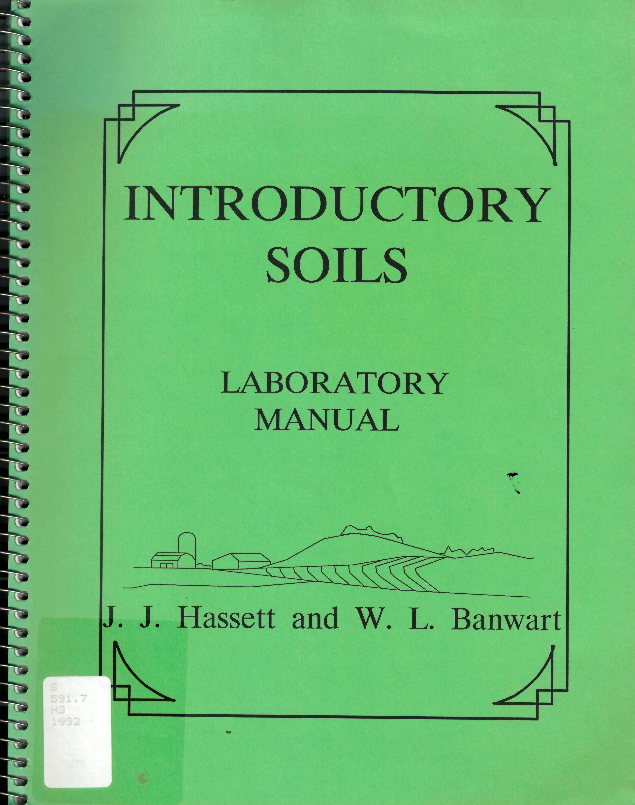 Introductory soils laboratory handbook