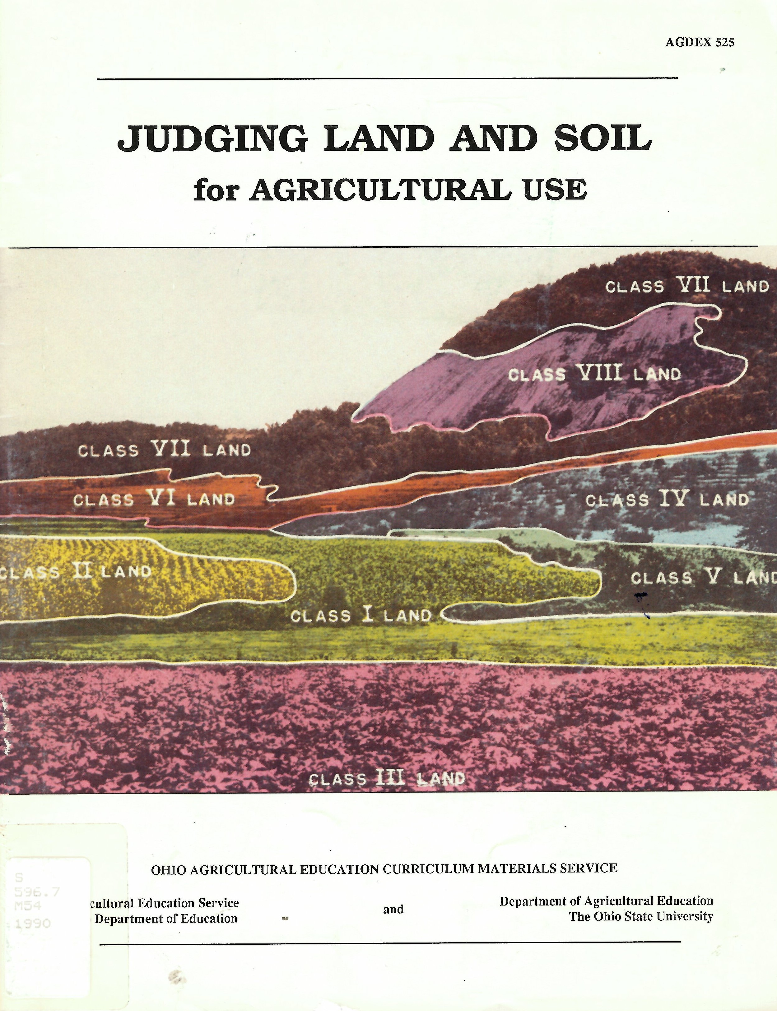 Judging land and soil for agricultural use