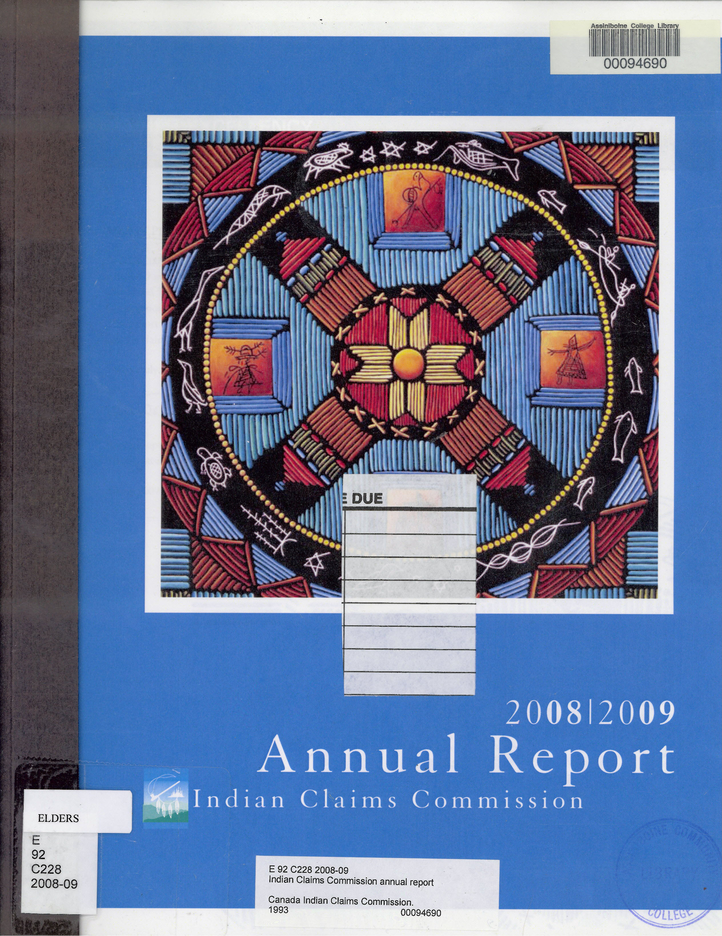 Indian Claims Commission annual report