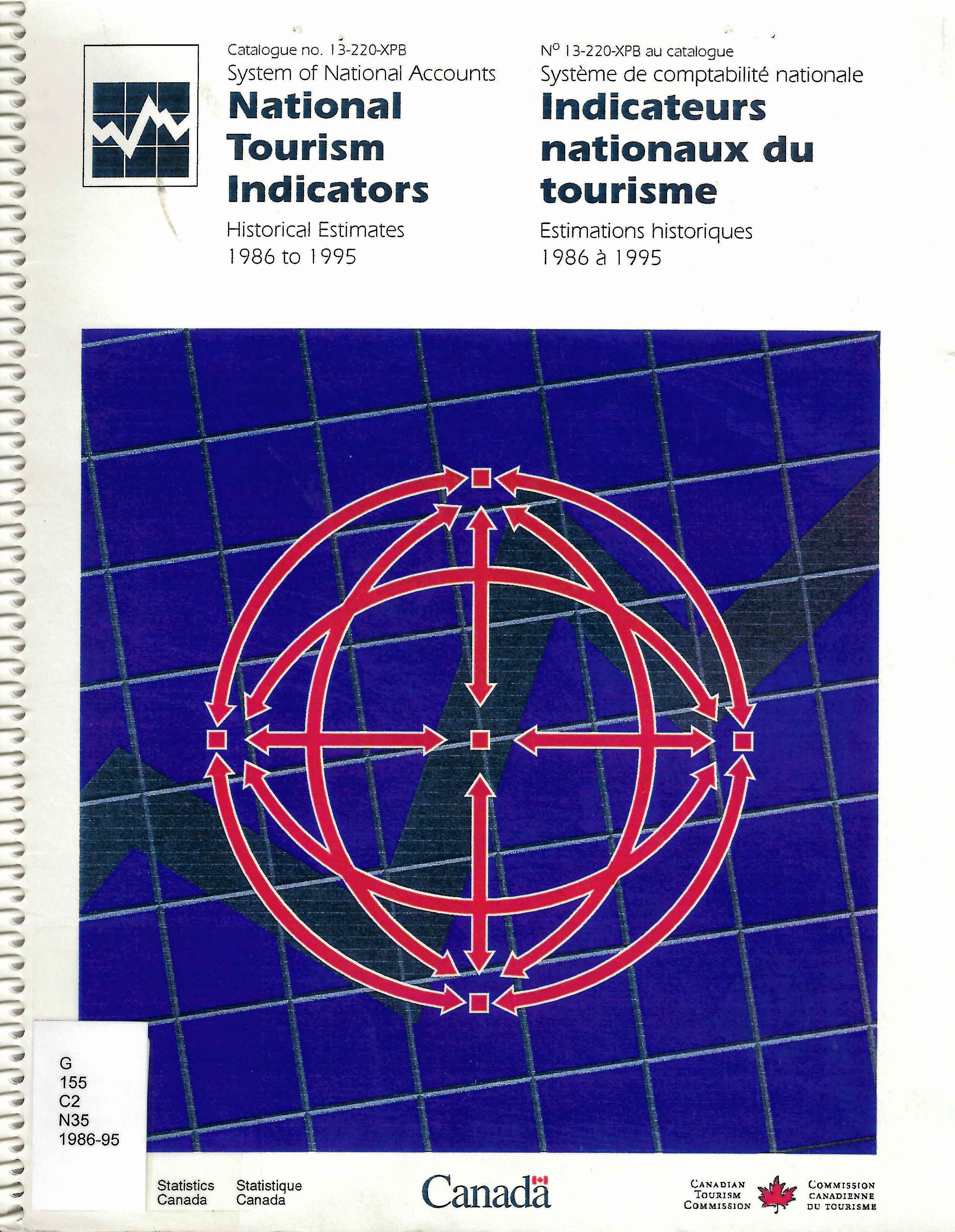 National tourism indicators: : Indicateurs nationaux du nationaux [i.e. tourisme] : Estimations historiques /