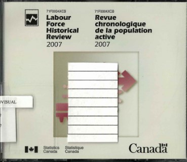 Labour force historical review = Revue chronologique de la population active.