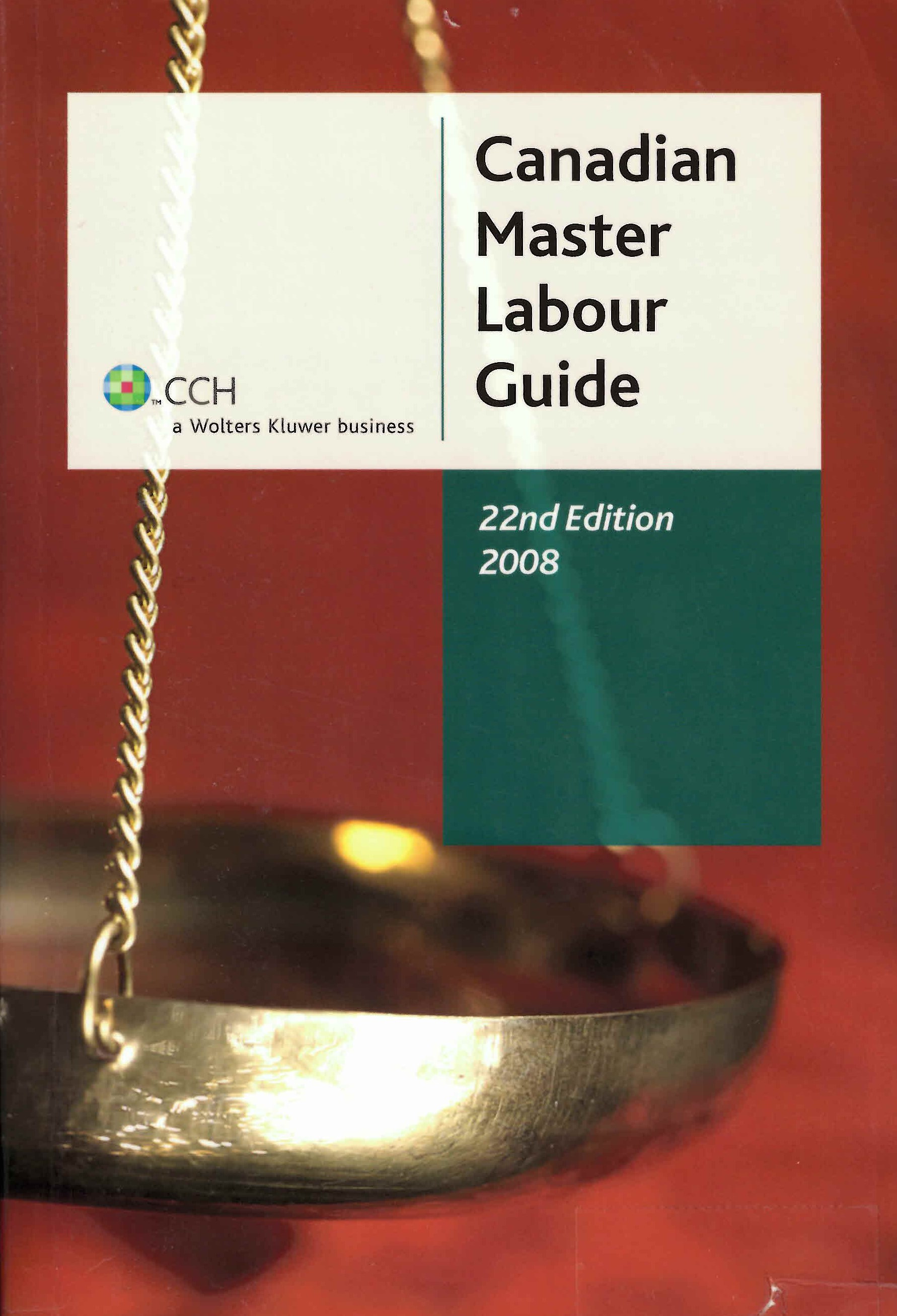 Canadian master labour guide