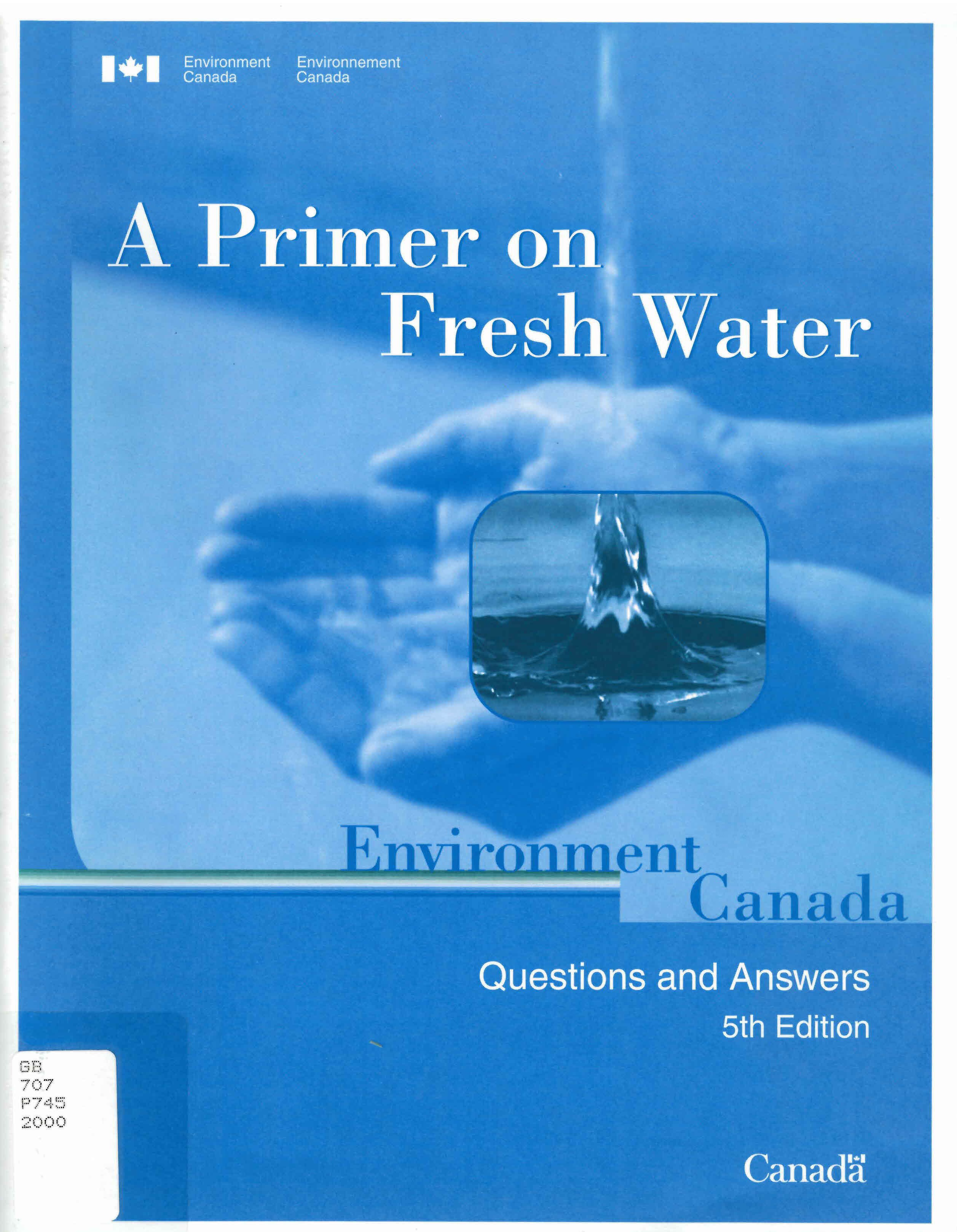 A Primer on fresh water: : questions and answers