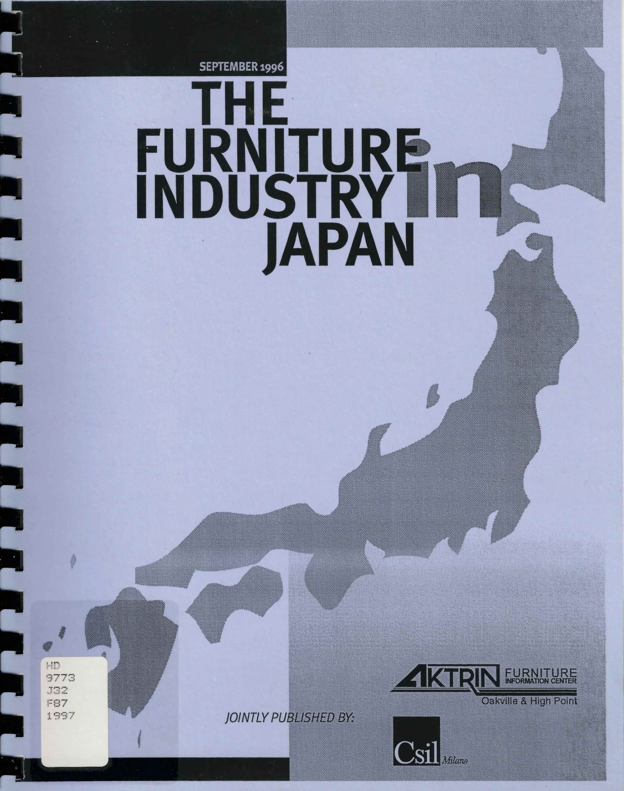 The furniture industry in Japan