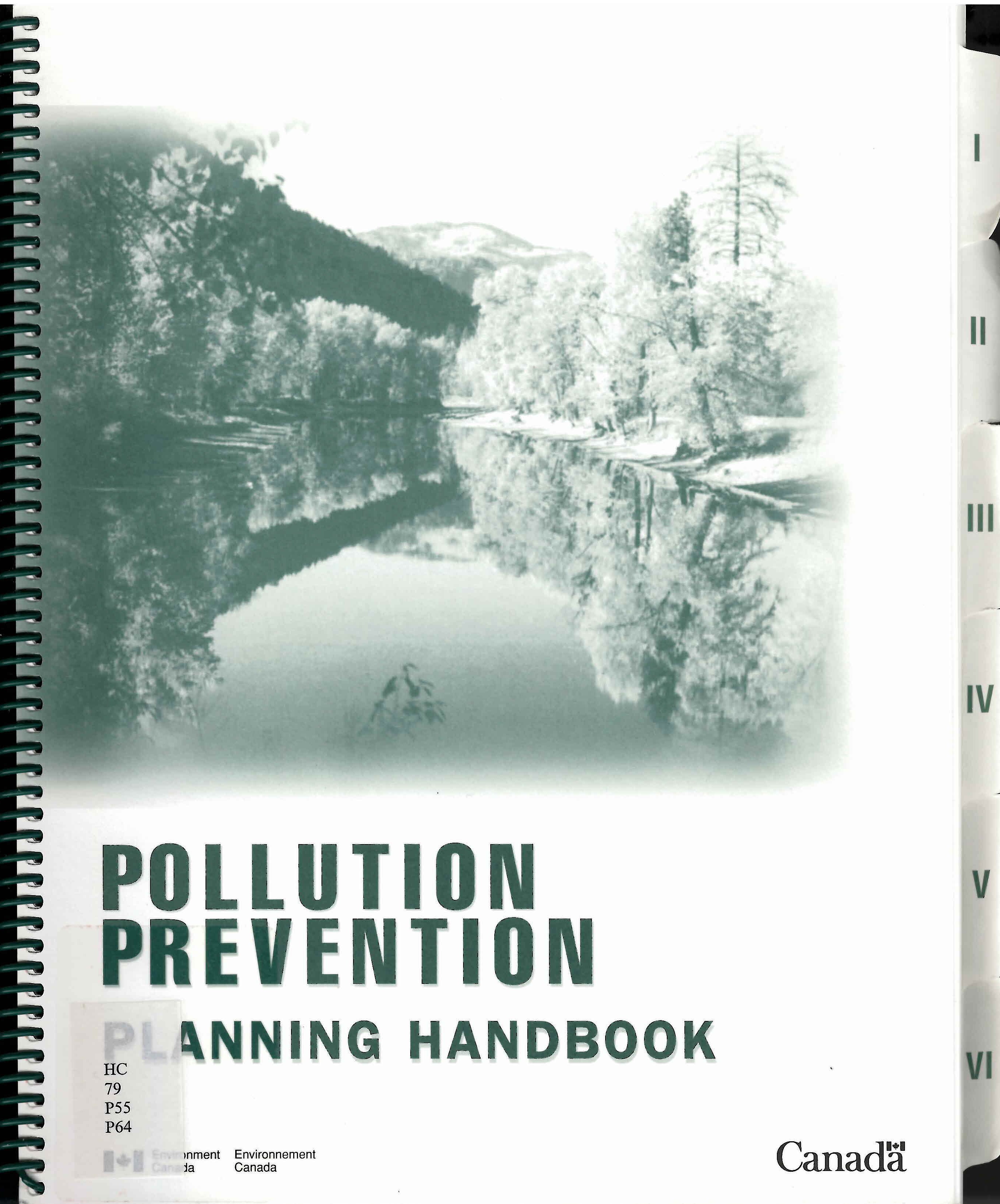 Pollution prevention planning handbook.