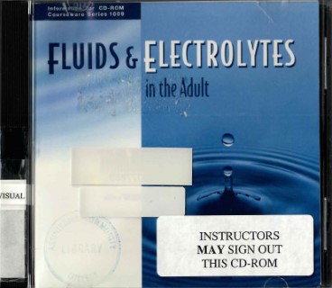 Fluids & electrolytes in the adult