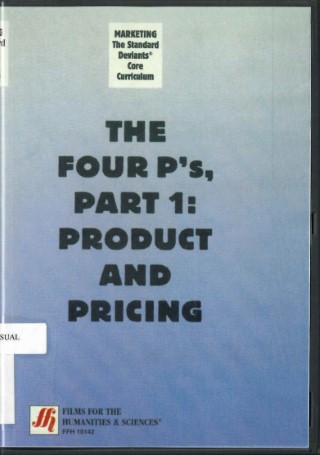 The four P's, part 1 : product and pricing /