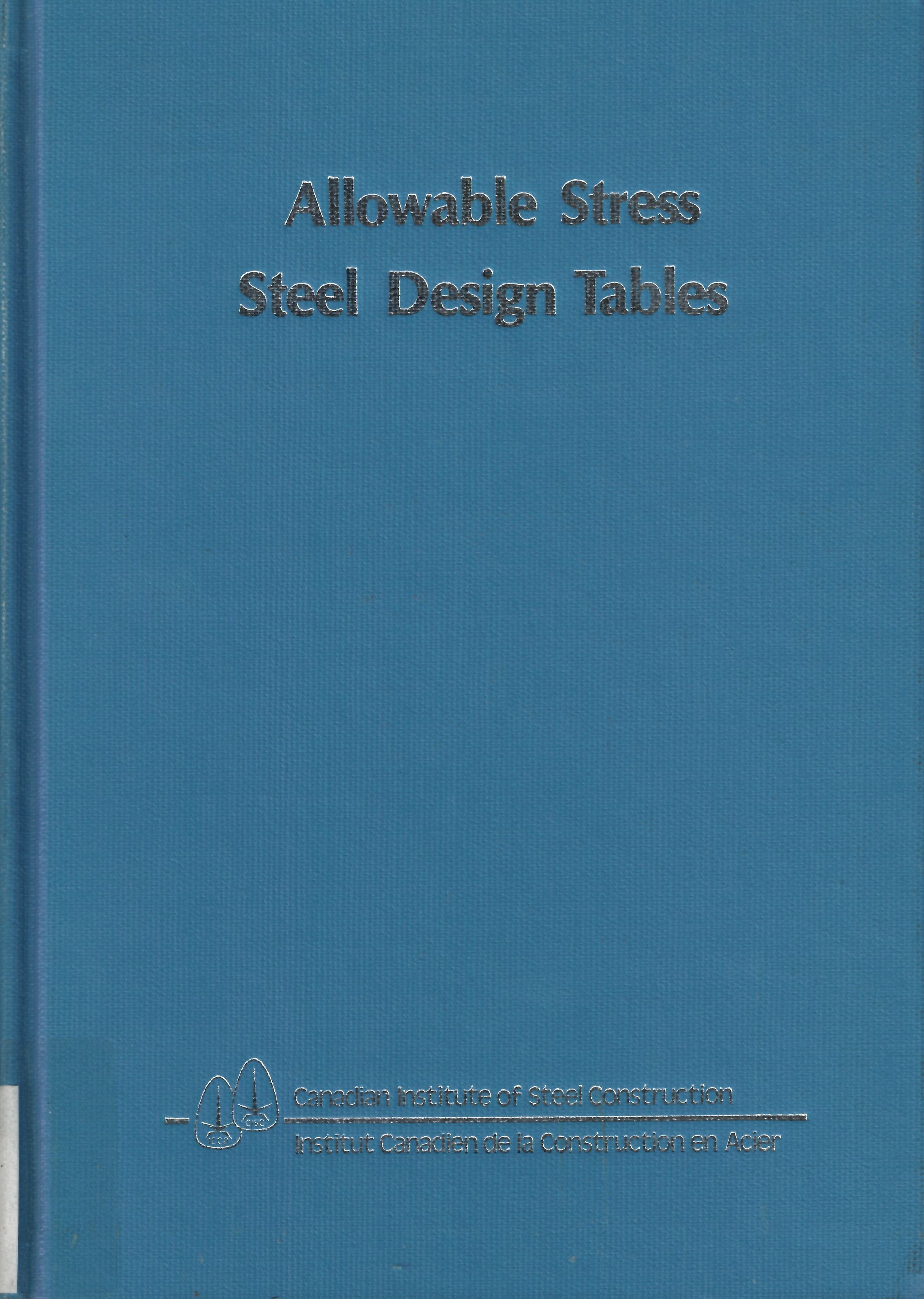 Allowable stress steel design tables