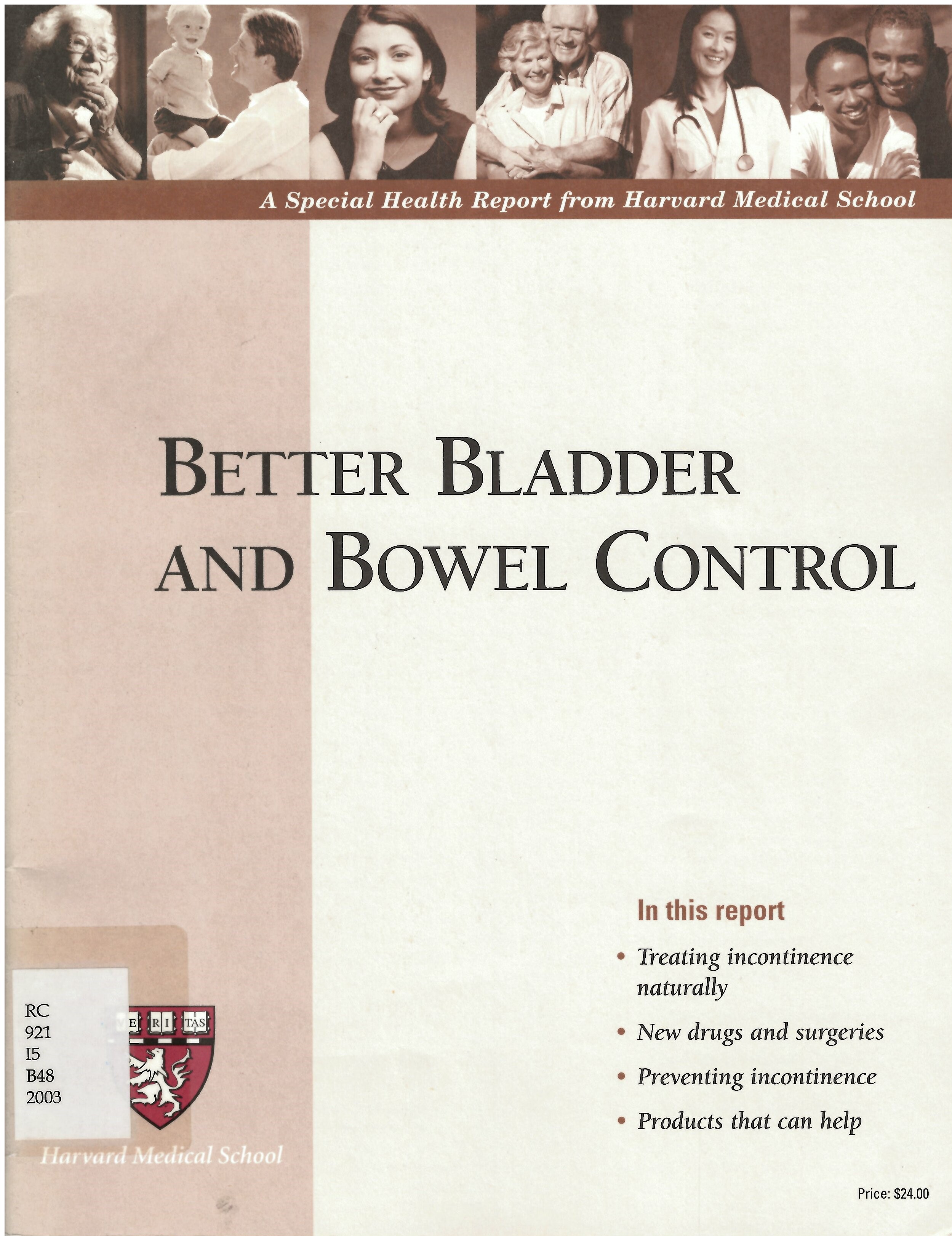 Better bladder and bowel control