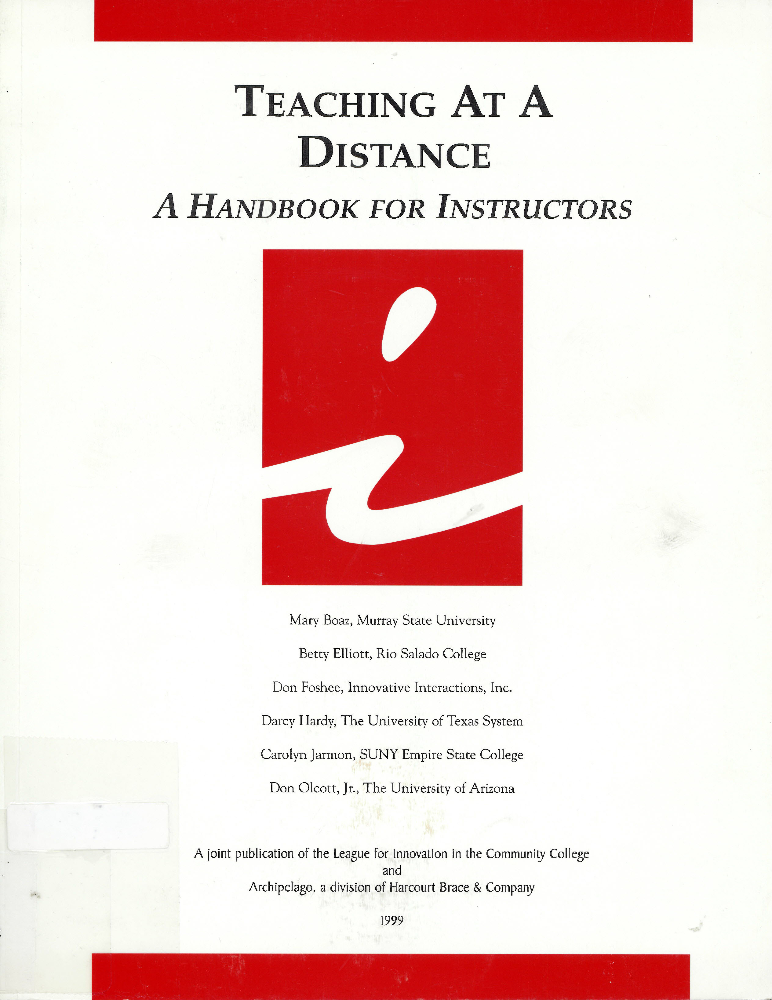 Teaching at a distance : a handbook for instructors
