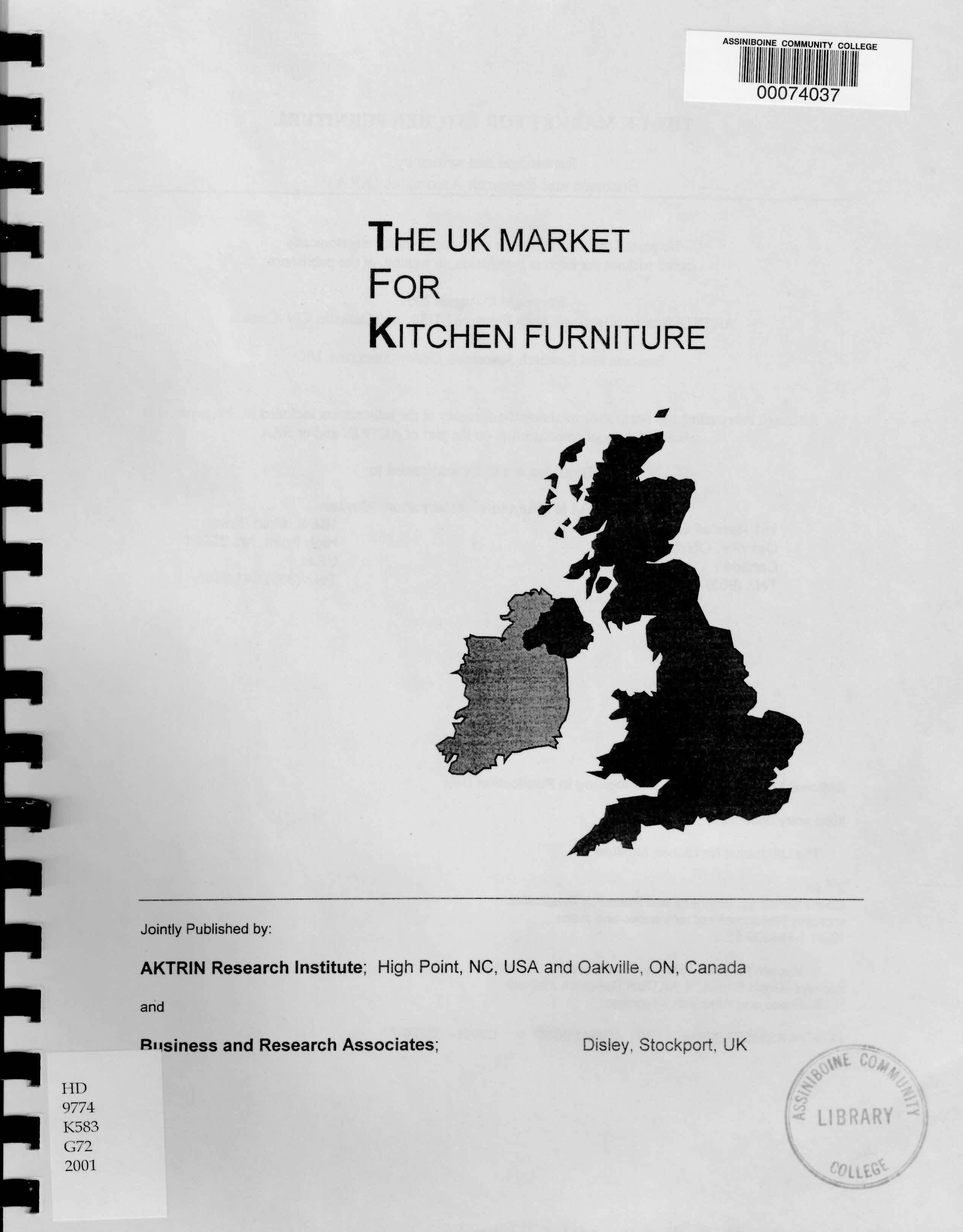 The UK market for kitchen furniture