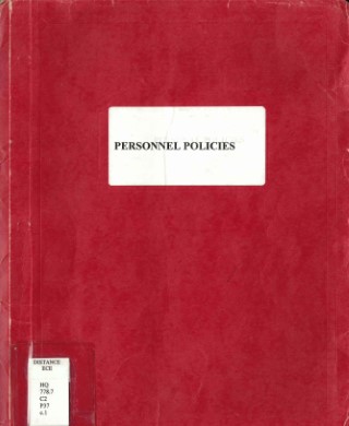 Personnel policies