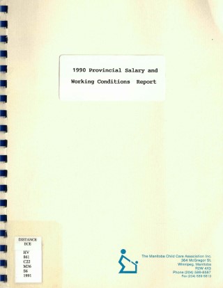 1990 Provincial salary and working conditions report