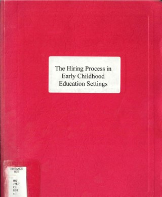 The hiring process in early childhood education settings