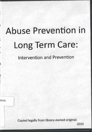 Abuse prevention in long term care