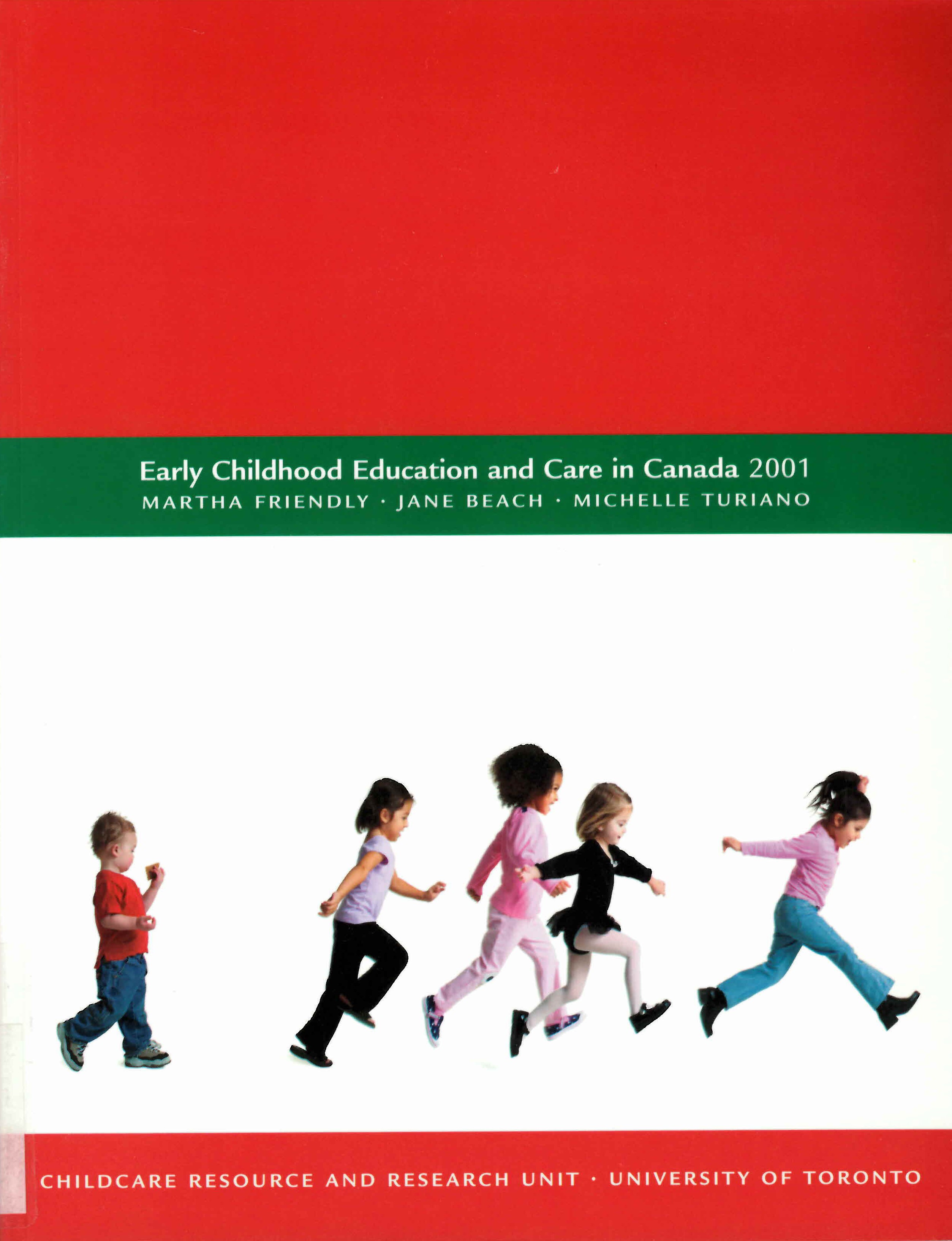 Early childhood education and care in Canada : 2001