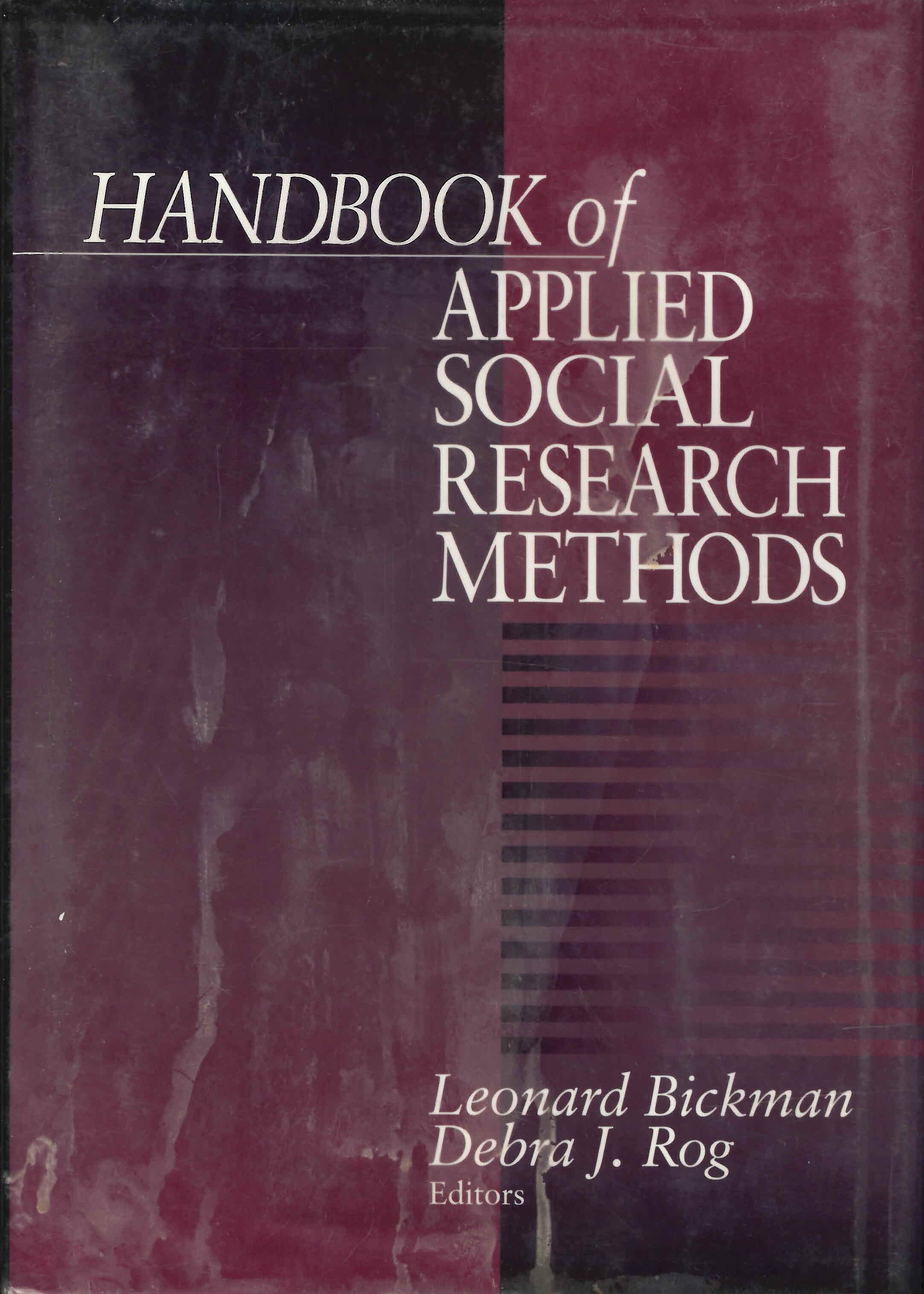 Handbook of applied social research methods