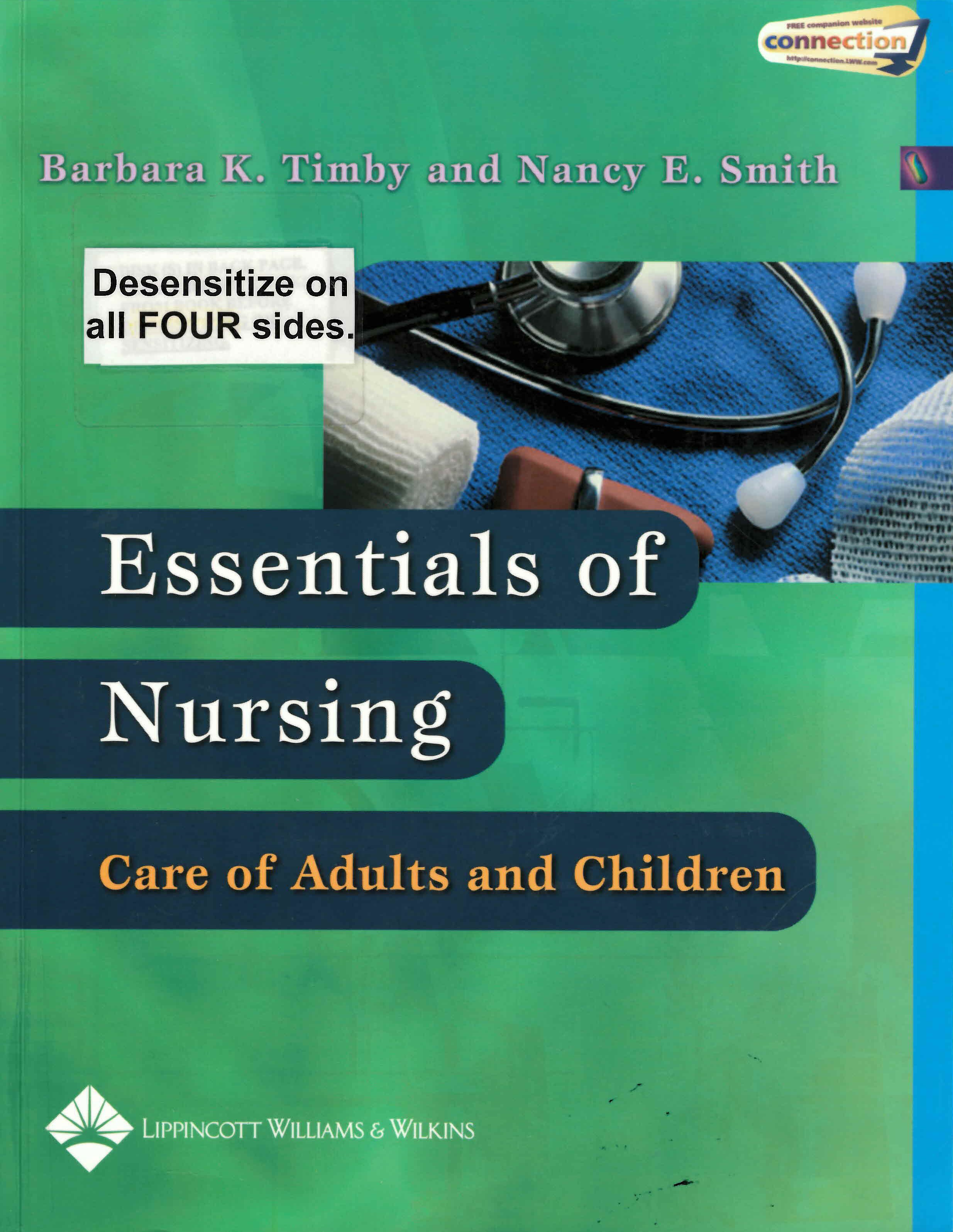 Essentials of nursing : care of adults and children